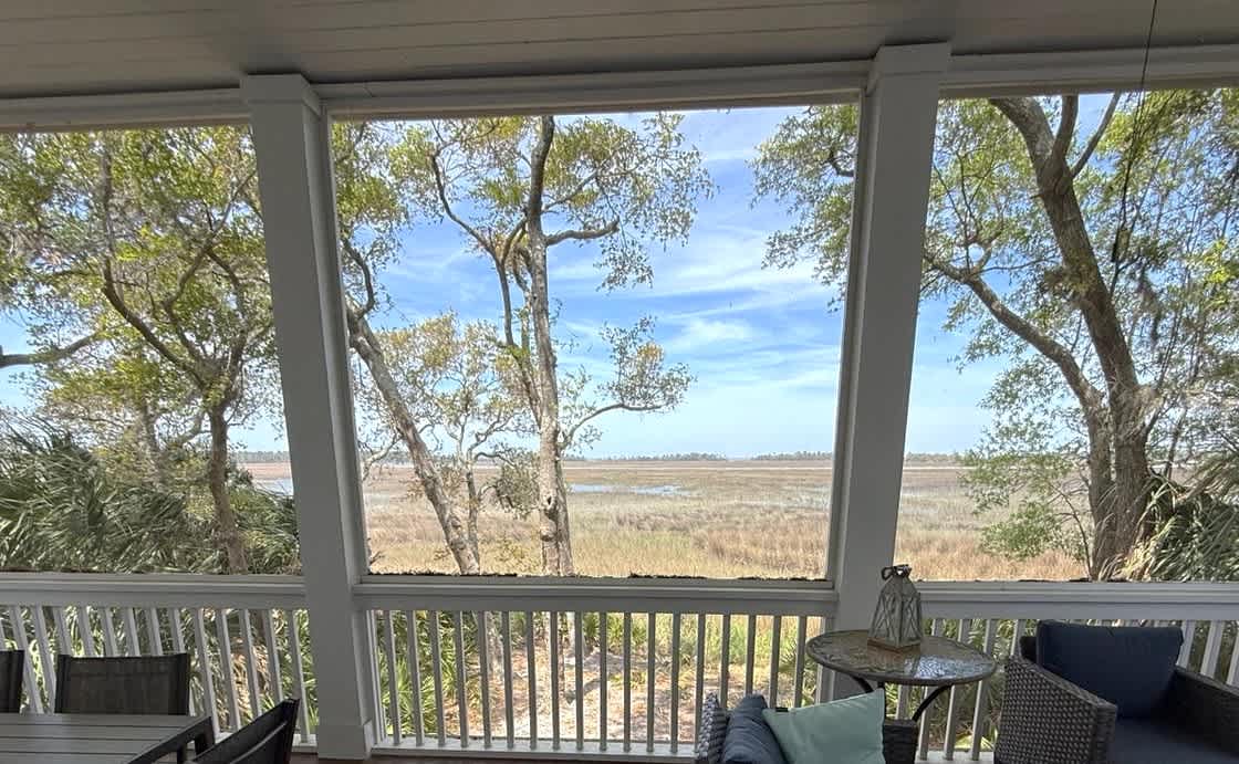 Main Porch View- Trees Removed