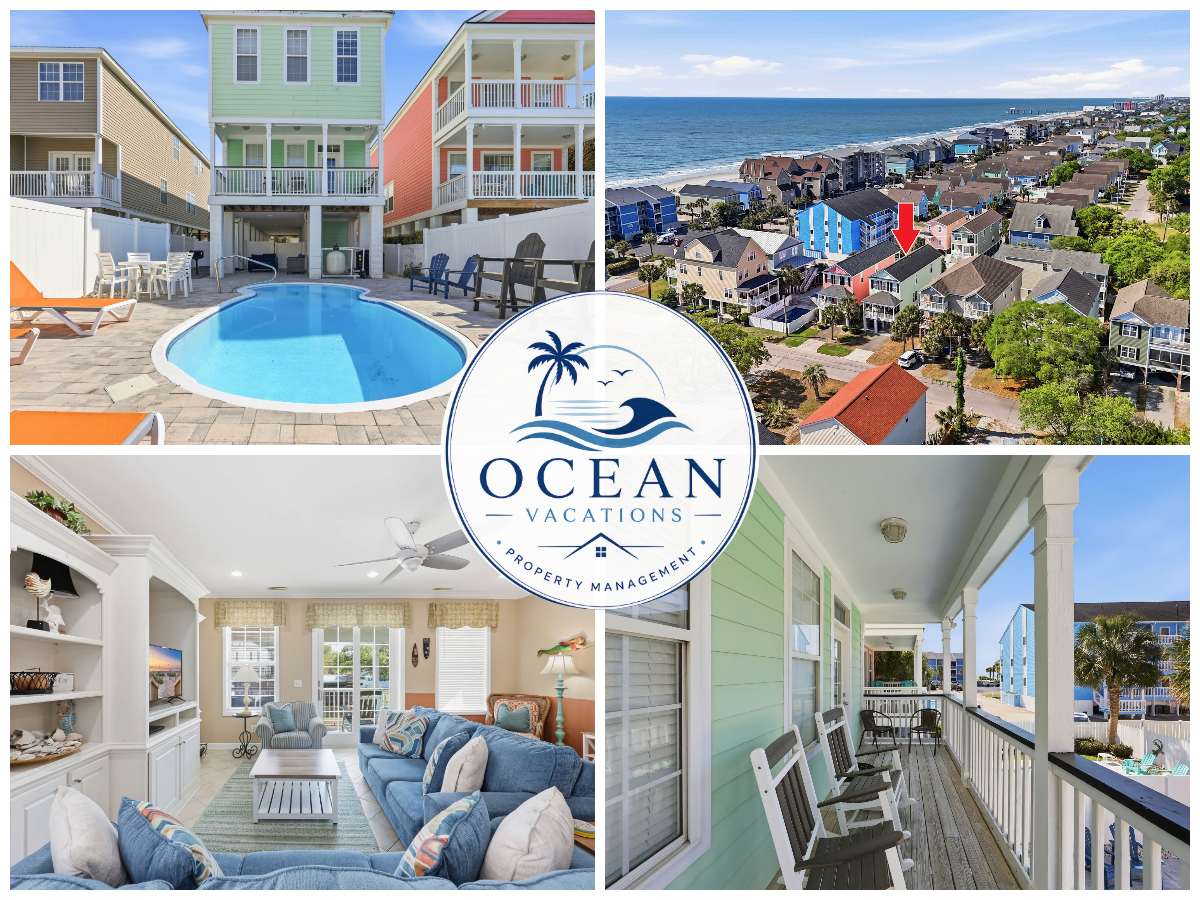 5BR Sleeps 14 | Pvt Pool | Walk to Beach | 11313 — Surfside Beach, SC — vacation rental