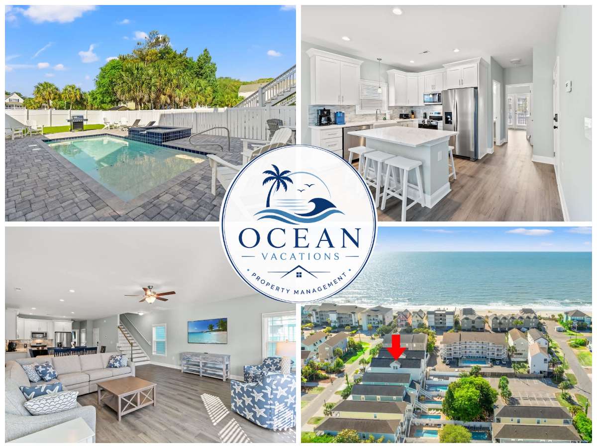 7BR| Sleeps 20| Pool | Steps To The Beach | 11312B — Surfside Beach, SC — vacation rental