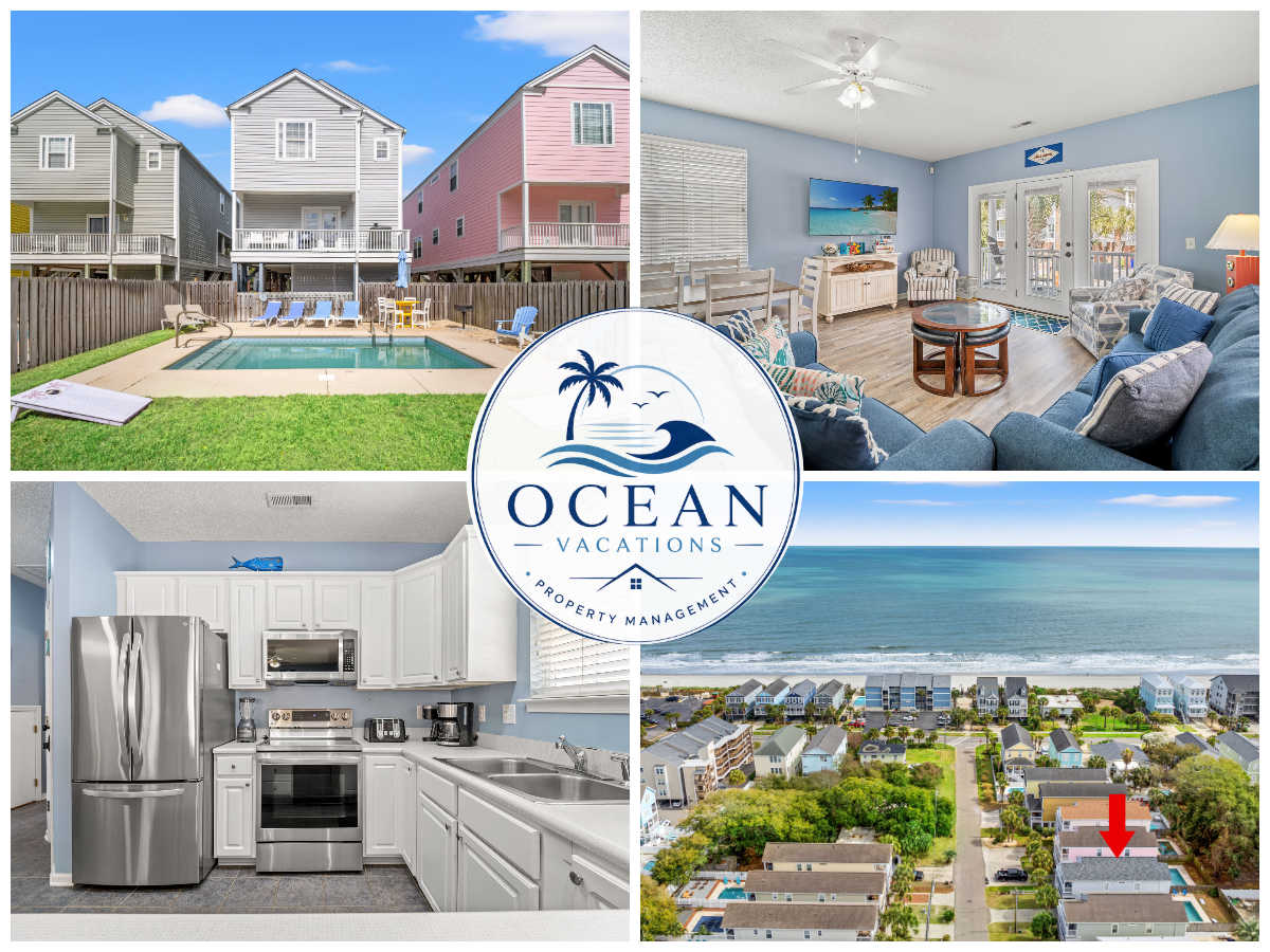 5BR | Sleeps 13 | Pvt Pool | Walk to Beach | 115C — Surfside Beach, SC — vacation rental