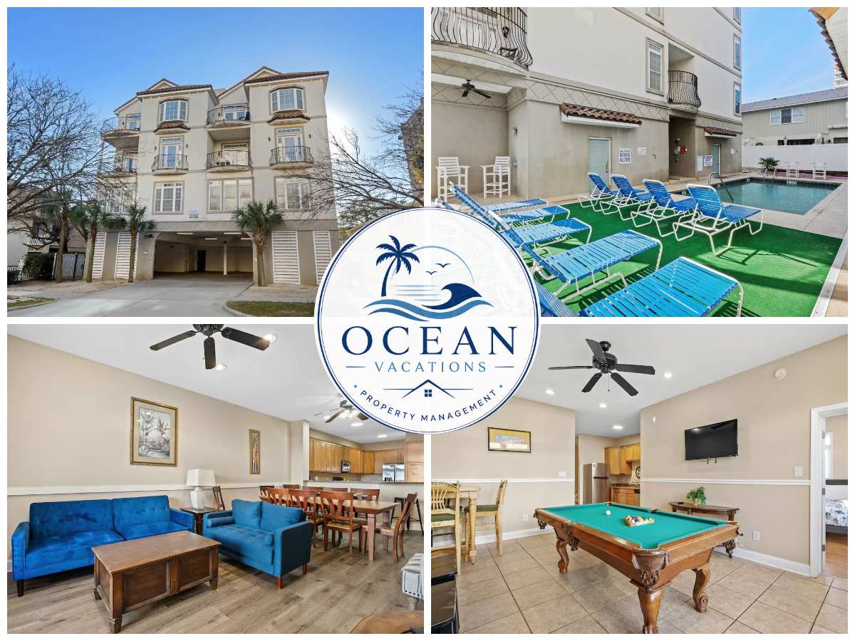 8BR | Sleeps 19 | Pool | Steps To The Beach | 213B — Myrtle Beach, SC — vacation rental