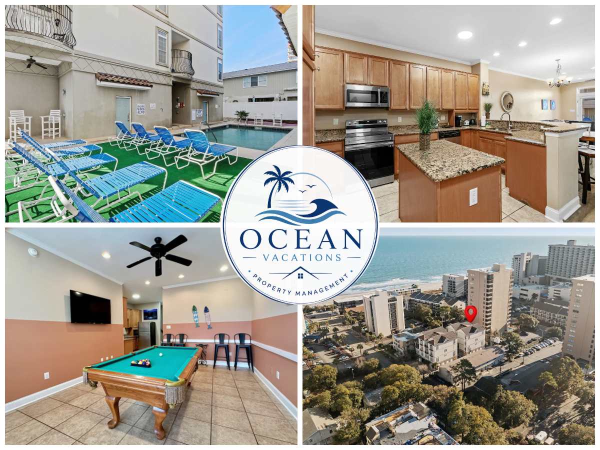 8BR | Sleeps 18 | Pool | Steps To The Beach | 213C — Myrtle Beach, SC — vacation rental