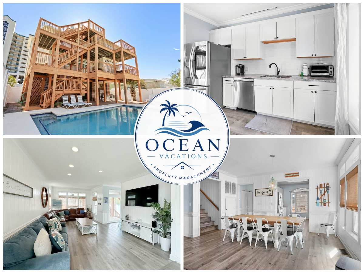 7BR | Sleeps 18 | Pool | Steps To The Beach | 1004 — North Myrtle Beach, SC — vacation rental