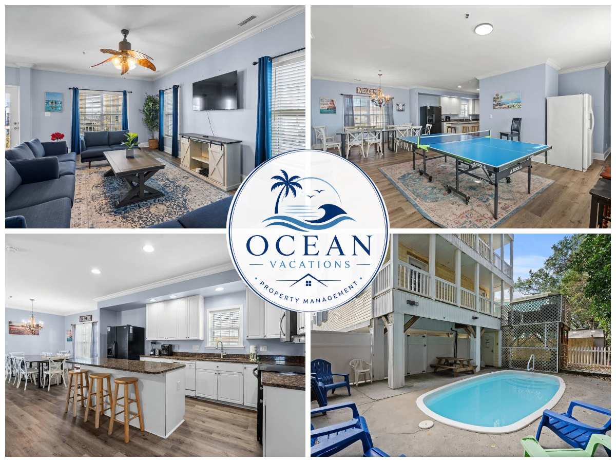 8BR | Sleeps 16 | Pool | Steps To The Beach | 400A — North Myrtle Beach, SC — vacation rental