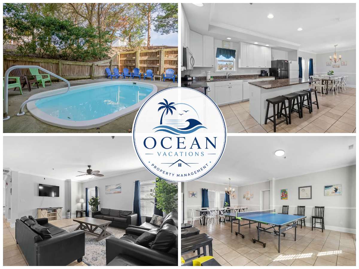 8BR | Sleeps 16 | Pool | Steps To The Beach | 400B — North Myrtle Beach, SC — vacation rental