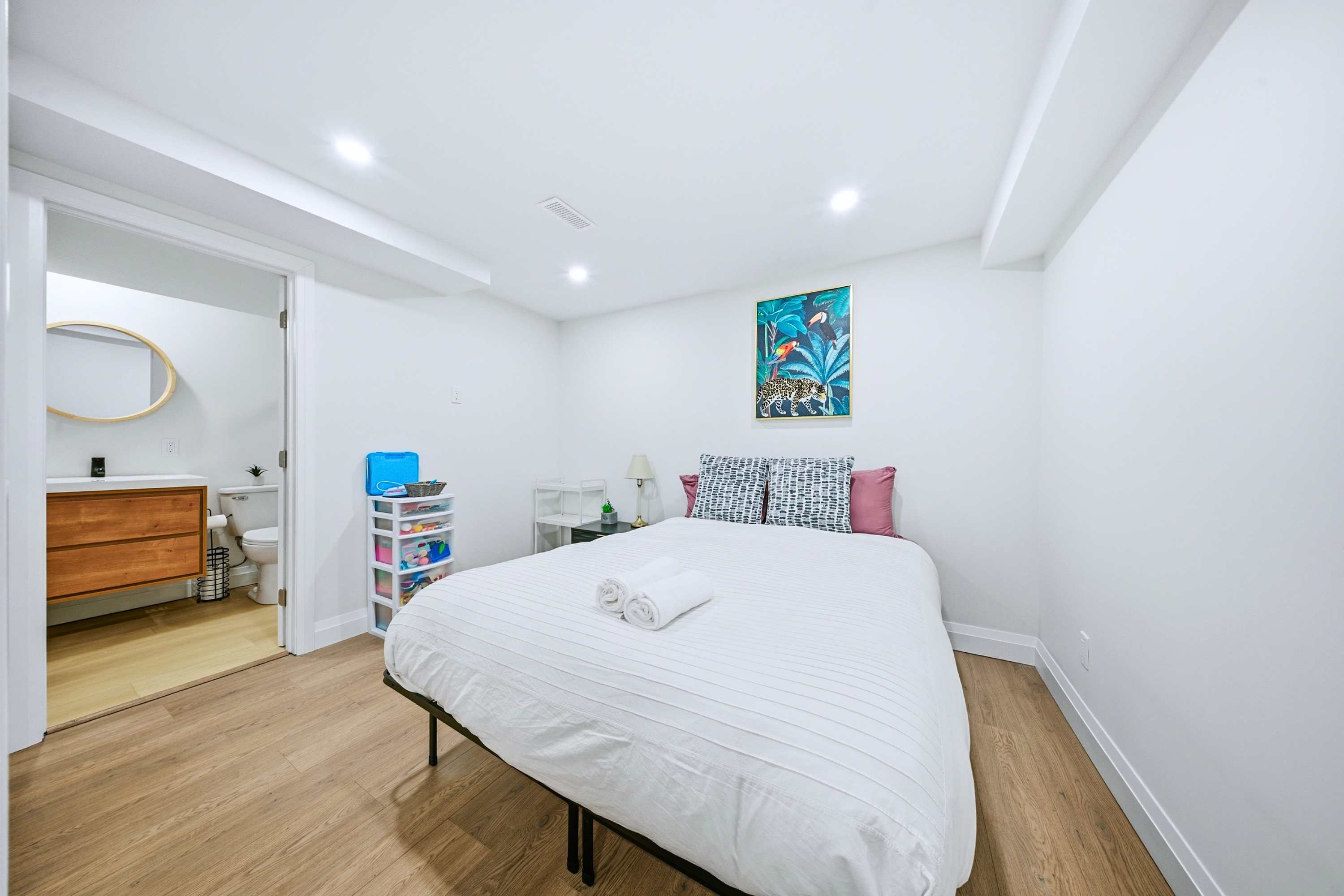 Seamless bedroom to bathroom access designed for a hassle free experience