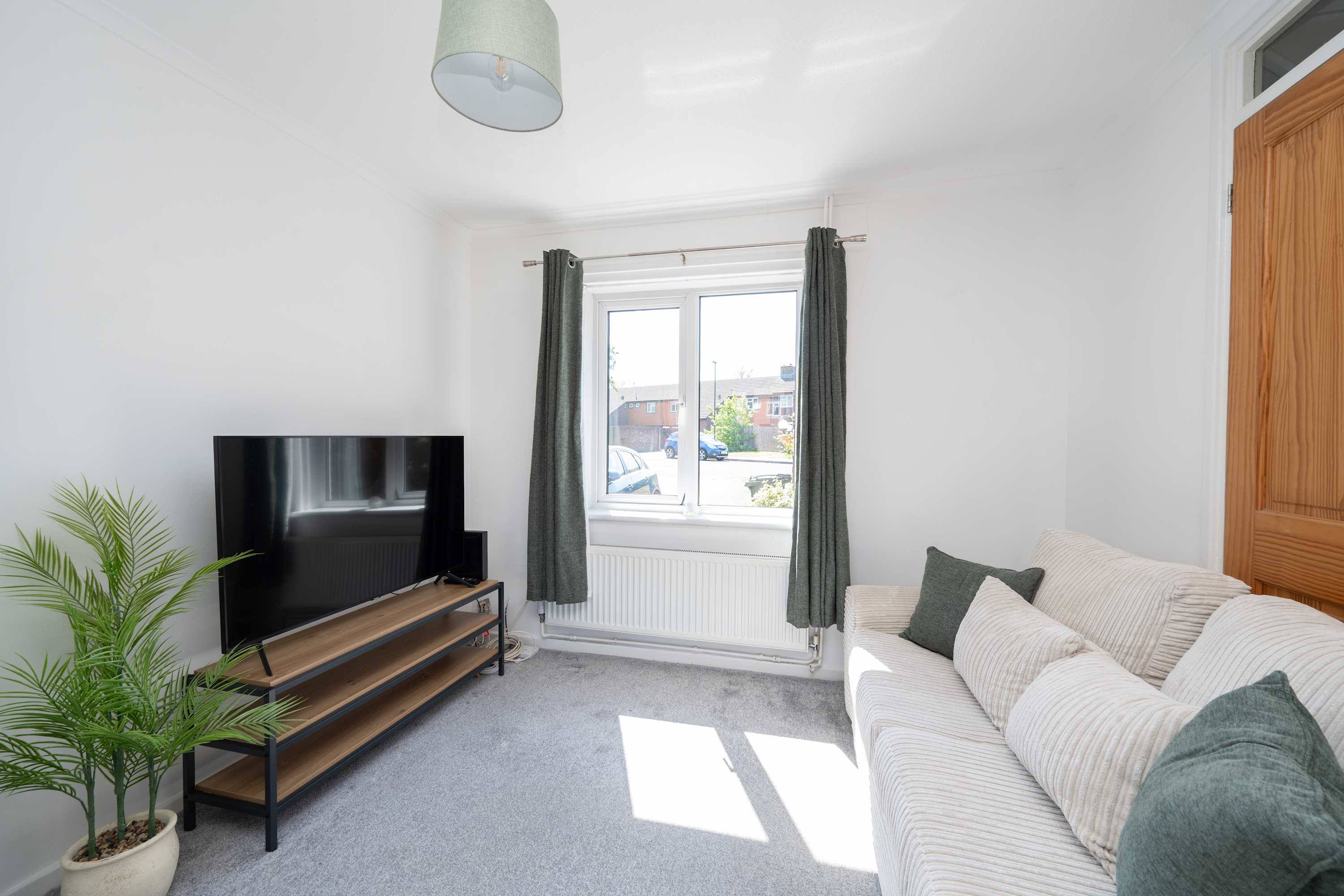The three-bedroom house in Crawley, ten minutes from Gatwick