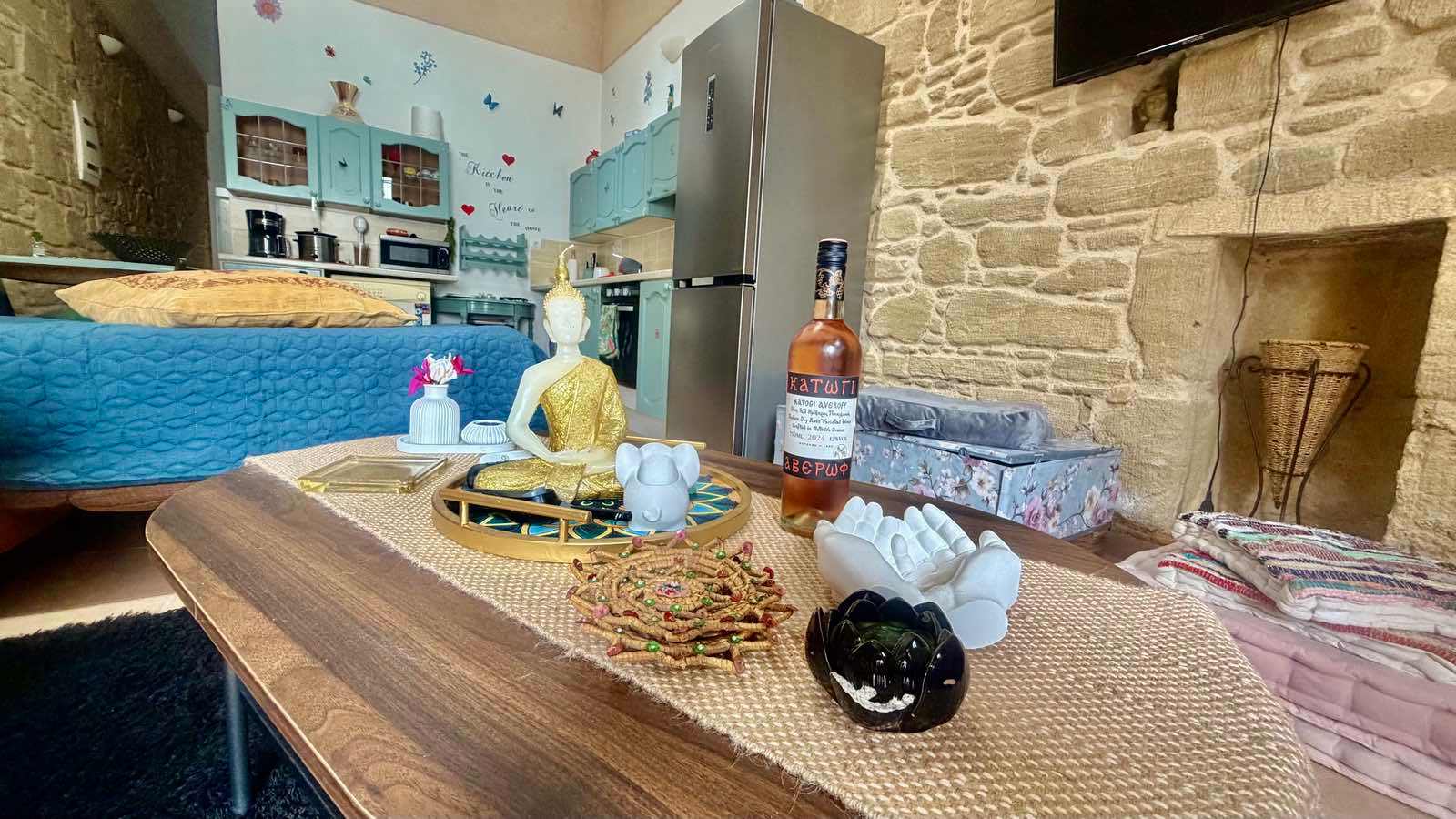 Rustic 2 Bedroom Stone Apartment in Malonas Rodos in Rhodes — photo 4