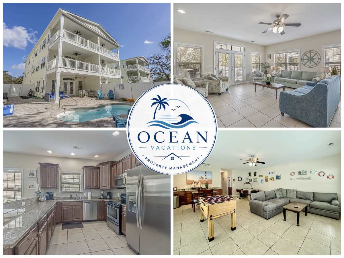 5BR | Sleeps 16 | Pool | Close To The Beach | 7032 — North Myrtle Beach, SC — vacation rental
