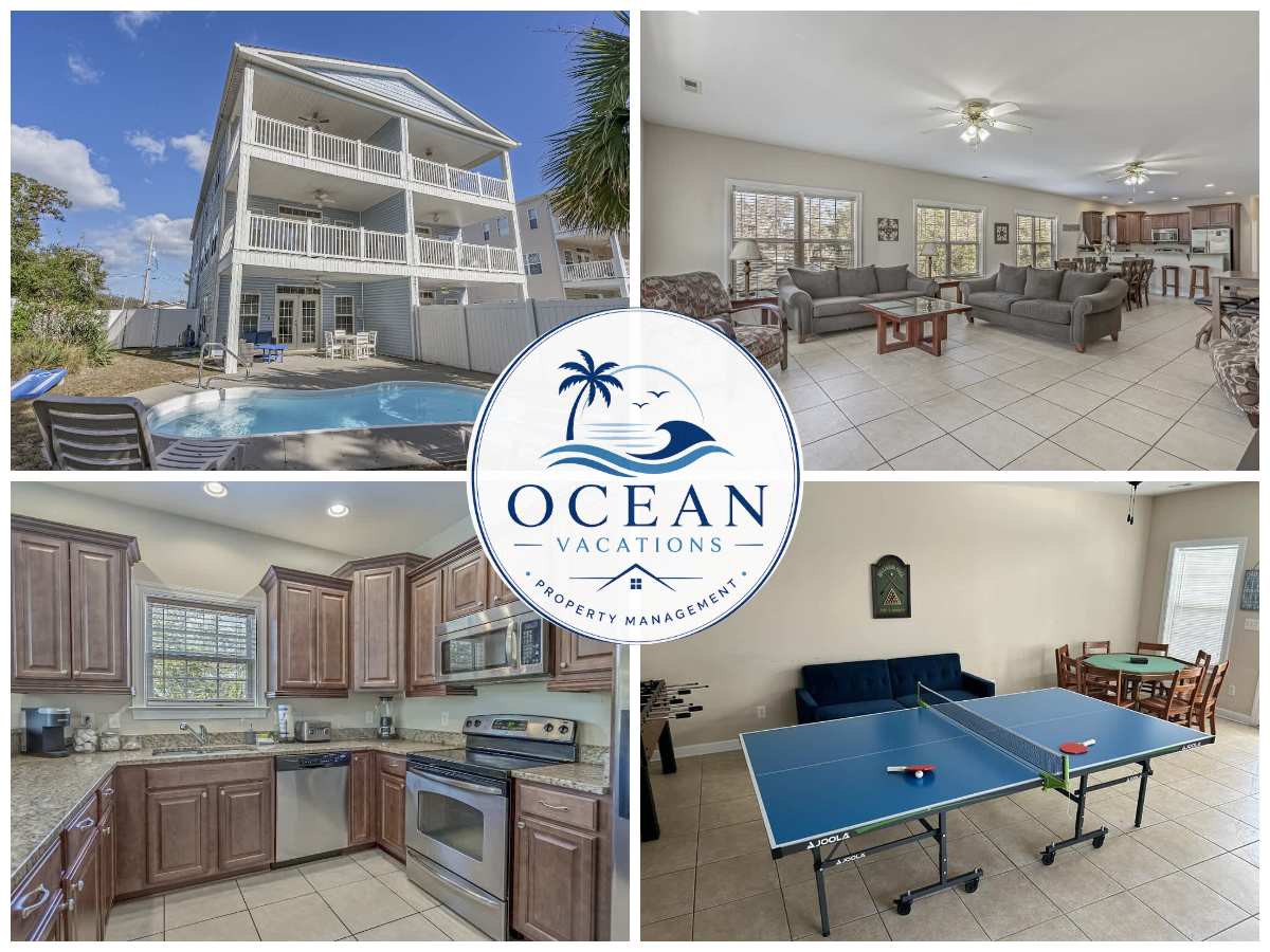 5BR | Sleeps 17 | Pool | Close To The Beach | 7092 — North Myrtle Beach, SC — vacation rental