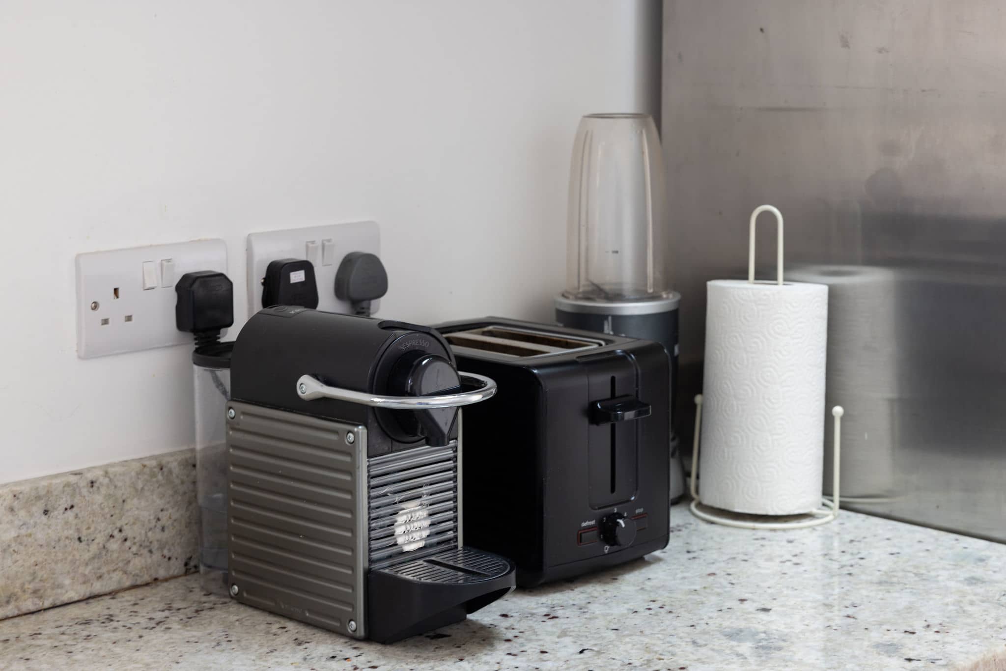 Morning coffee made easy with Nespresso machine
