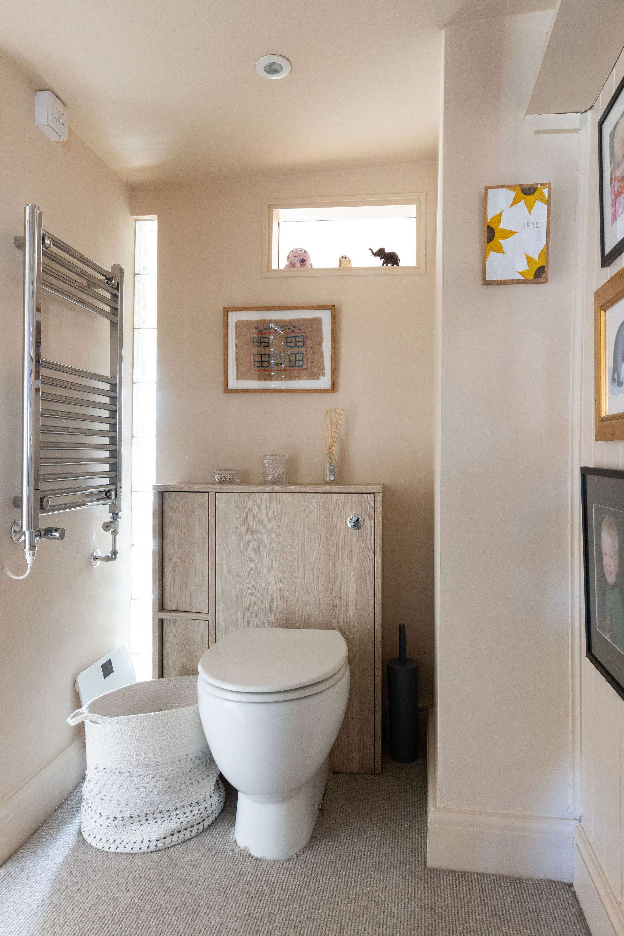Handy second floor jack and jill WC for added convenience