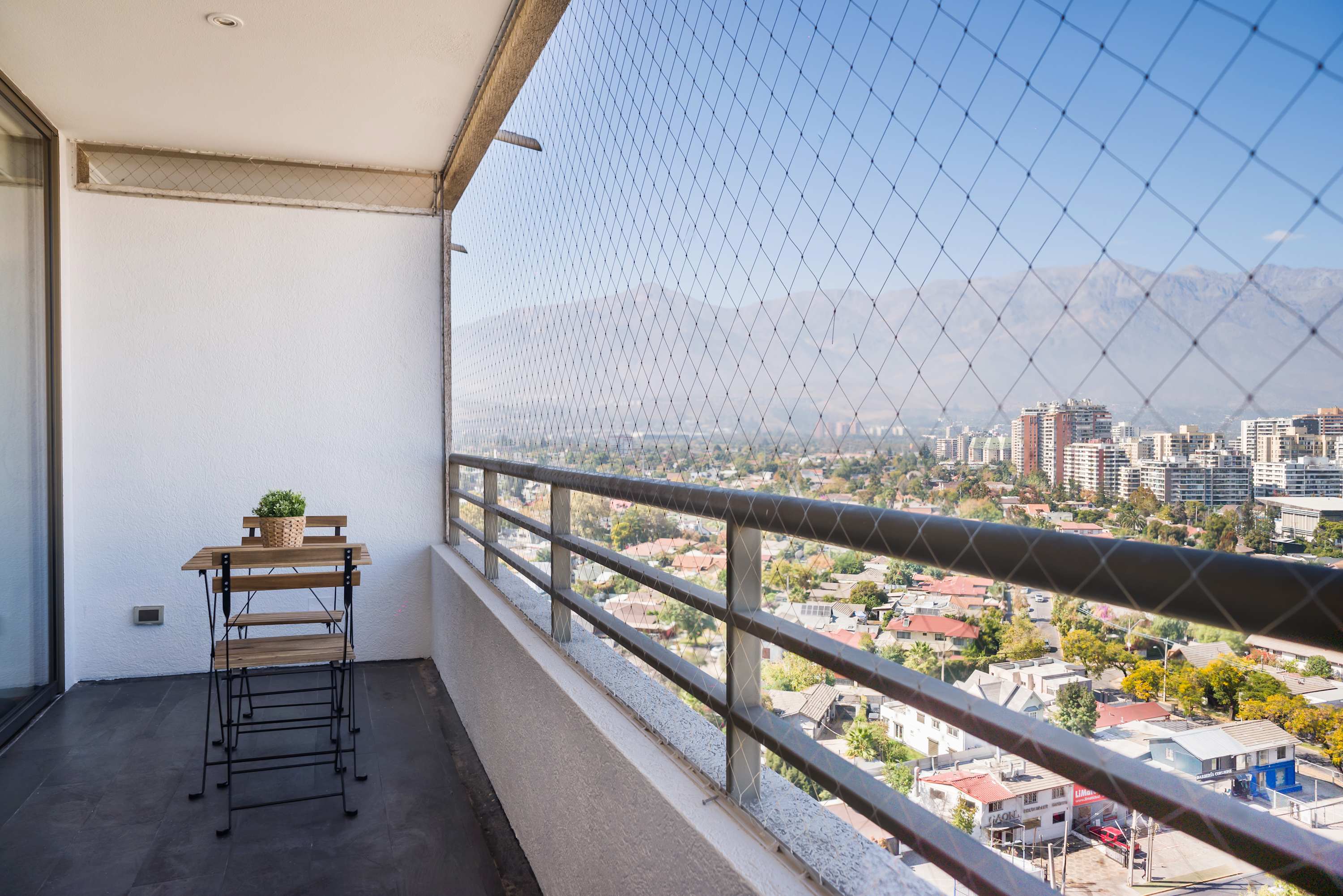 Enjoy breathtaking city and mountain views from your private balcony, perfect for morning coffee or evening relaxation.