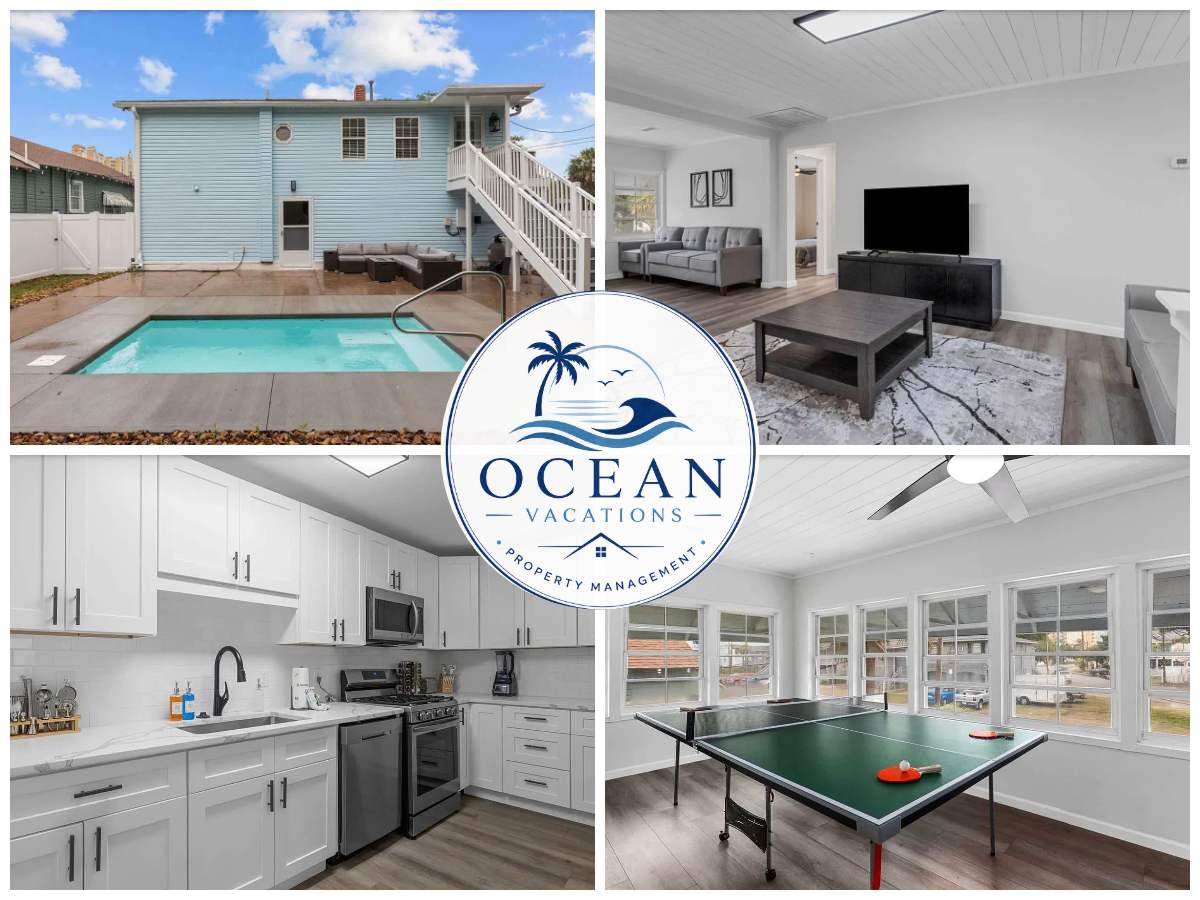 7BR Sleeps 18 | PVT Pool | Walk to Beach | 214-2 — North Myrtle Beach, SC — vacation rental