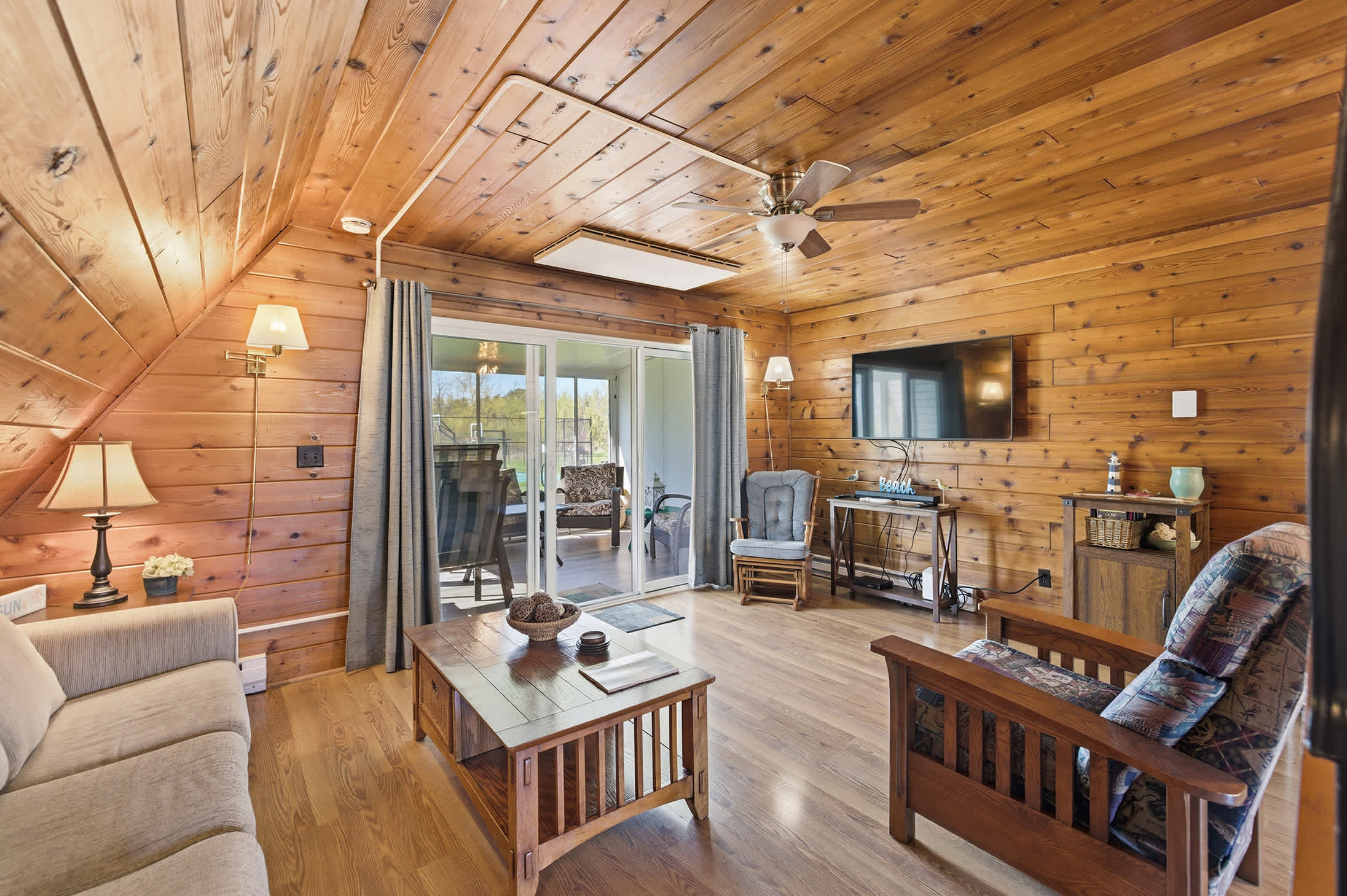 Indoor ease with a seamless path to fresh air and quiet.