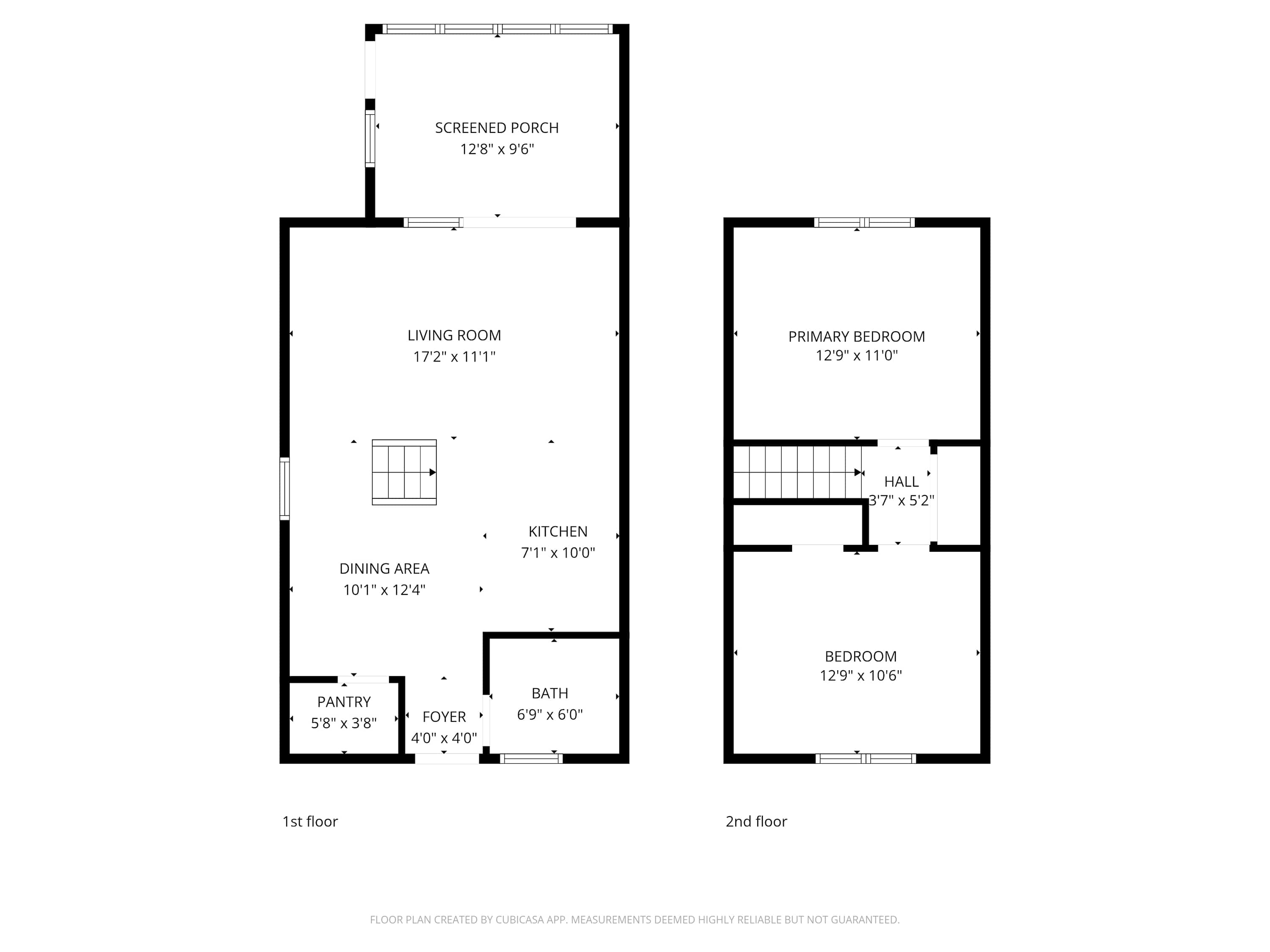 Chalet 65's Floor Plan Layout.