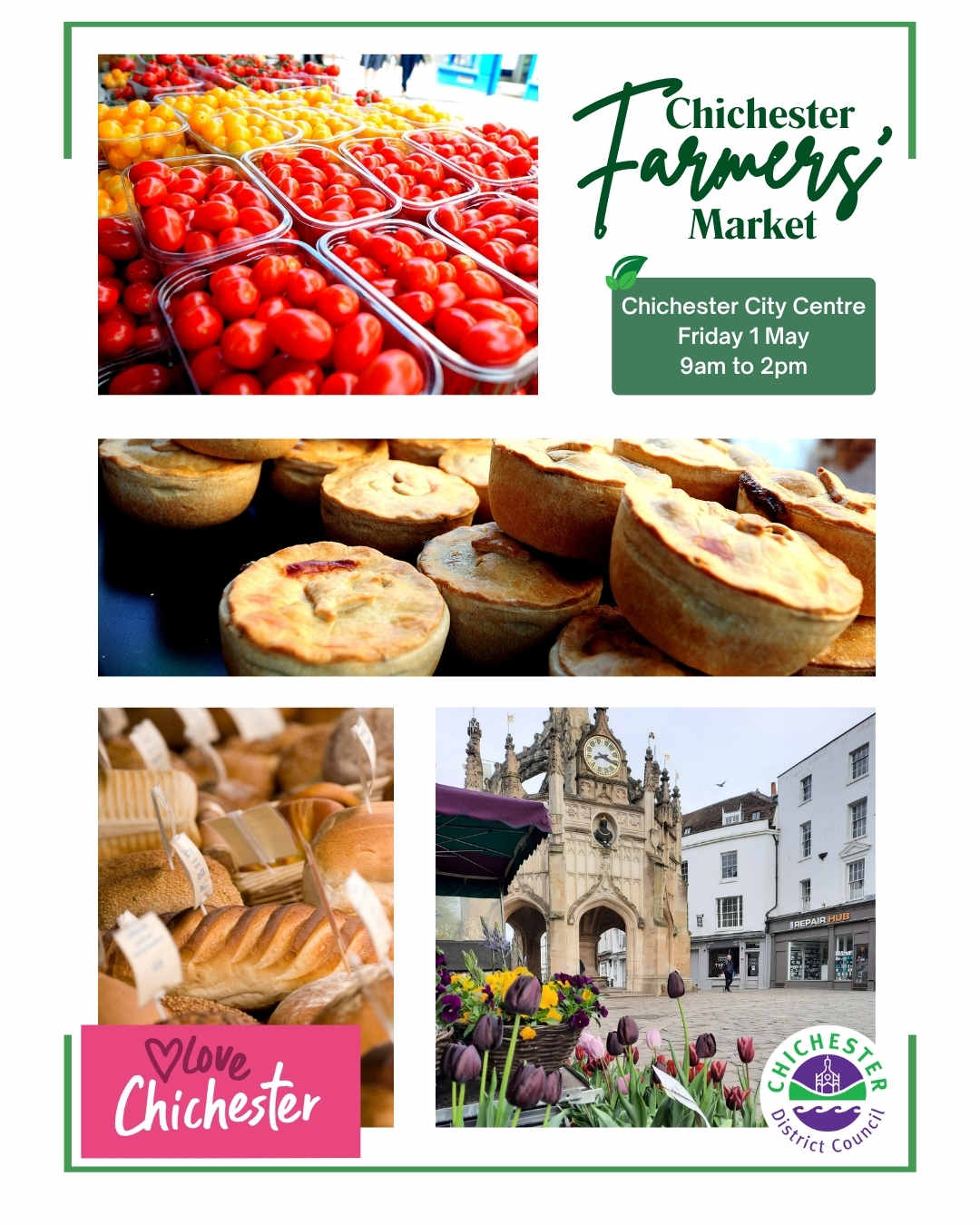 Looking for local produce? The farmers market is on twice a month on fridays
