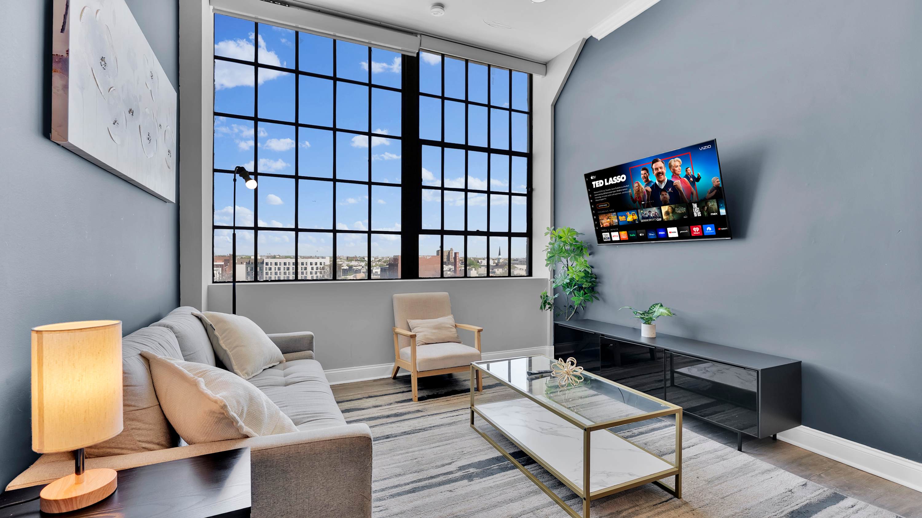 Stylish Apartment With Fitness Center - Inviting Urban Escape - 費城