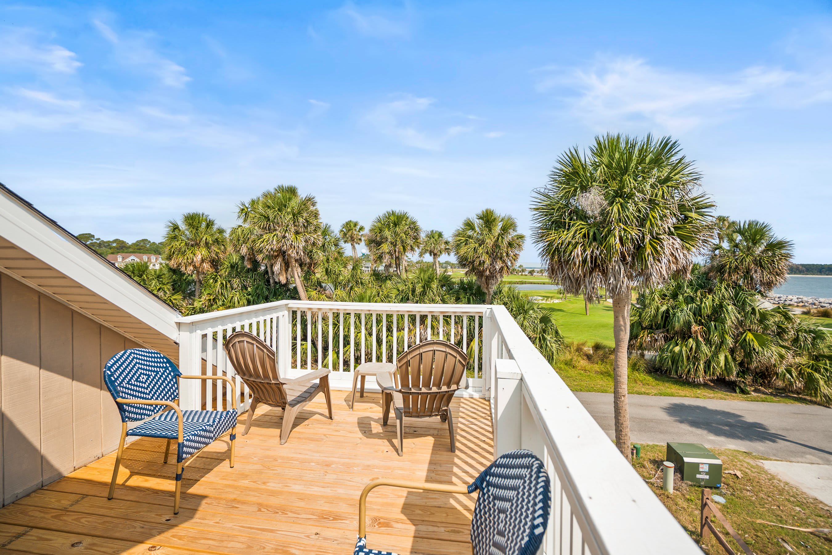 2nd floor balcony with ocean views