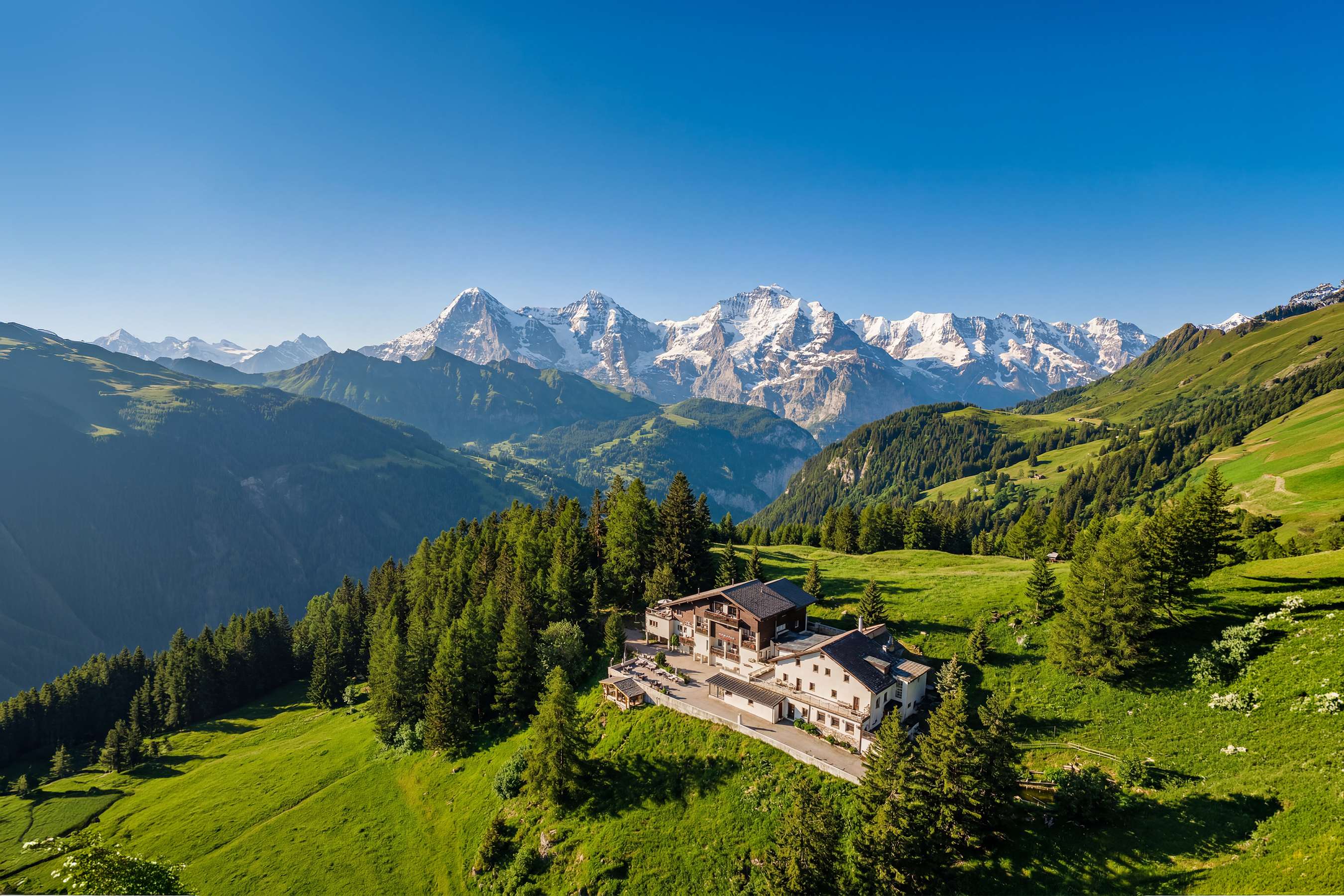 Fletschhorn private Swiss chalet above Saas-Fee