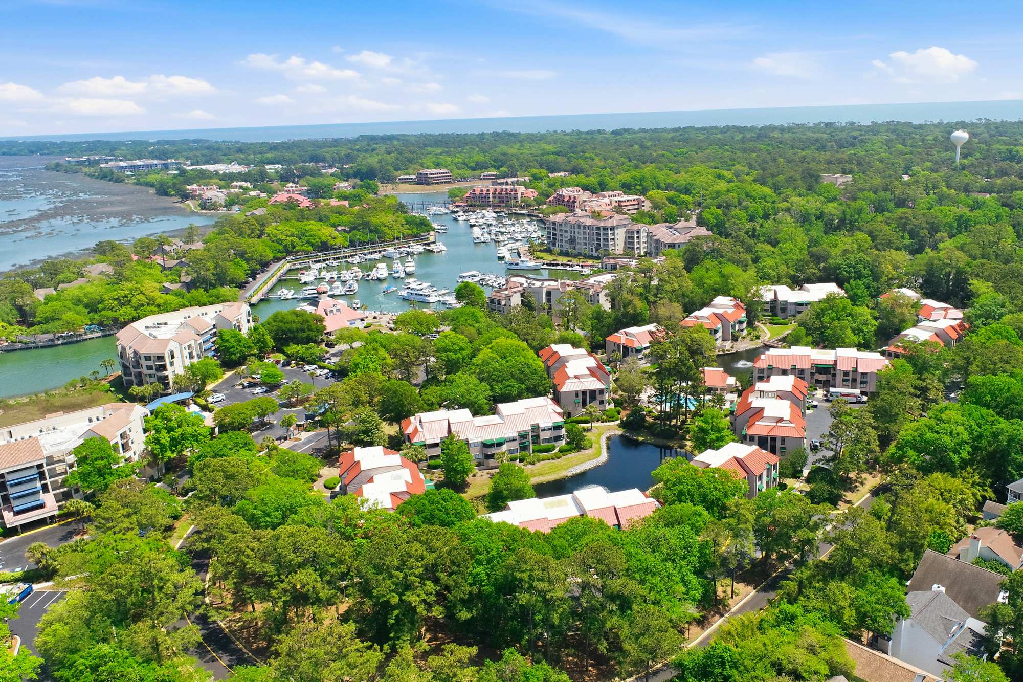 Iconic harbour views - sunset boat charters and dockside dining are all part of the Shelter Cove lifestyle.
