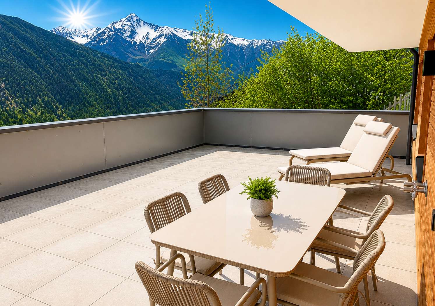 BERGBLICK Penthouse – Ansicht 2