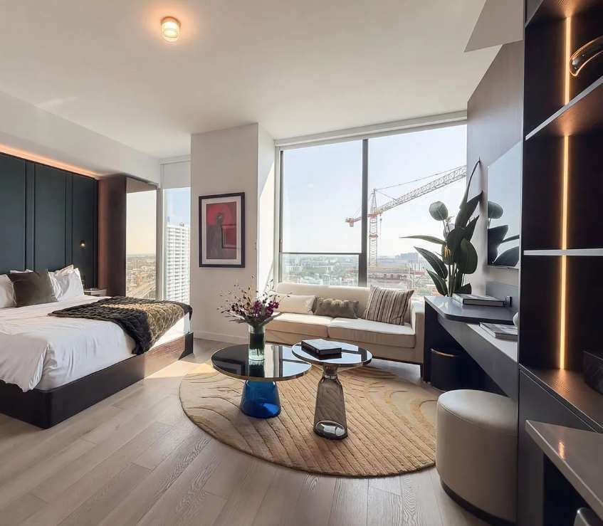 New Luxury Studio Bay & Skyline Views