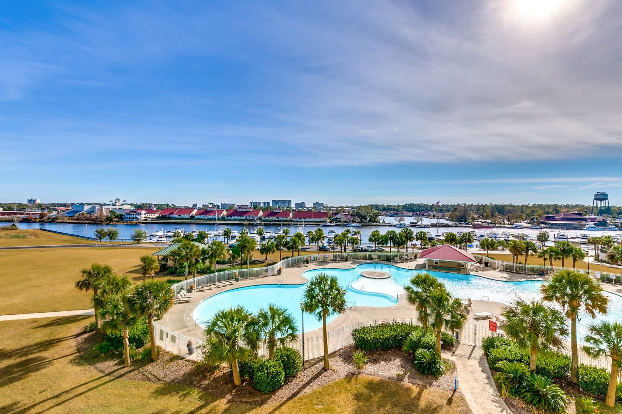 Access to Waterfront North Tower Pool