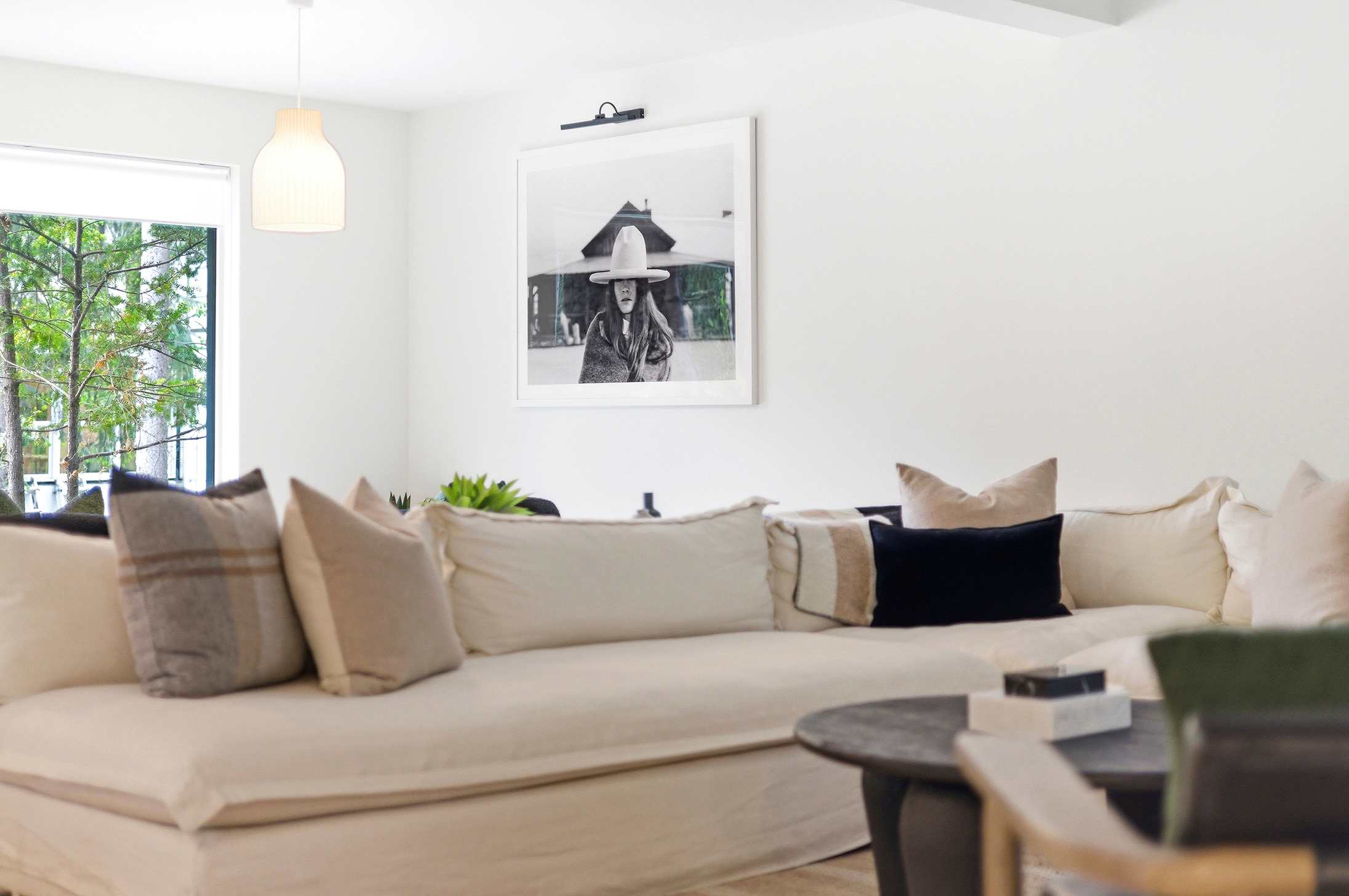 Cool enough to have art. Comfortable enough to nap under it.