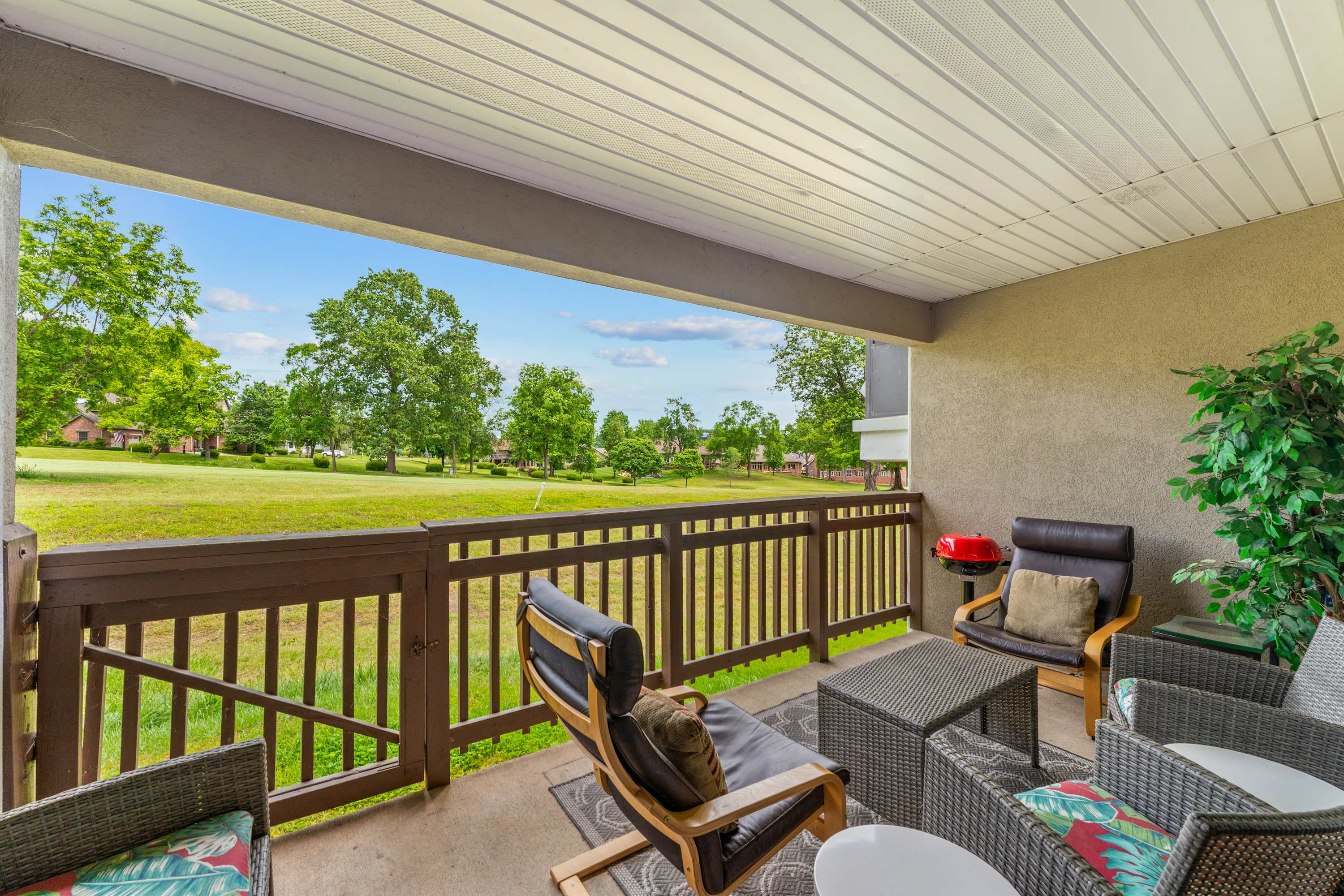 Sip your morning coffee and soak in the patio views