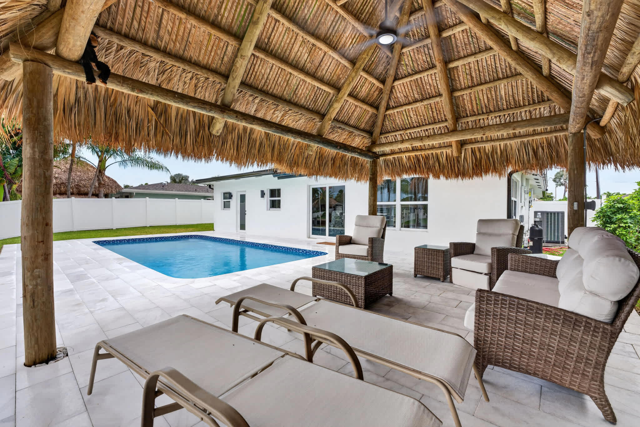 Lounge the day away or make a splash in your very own sparkling waterside pool​