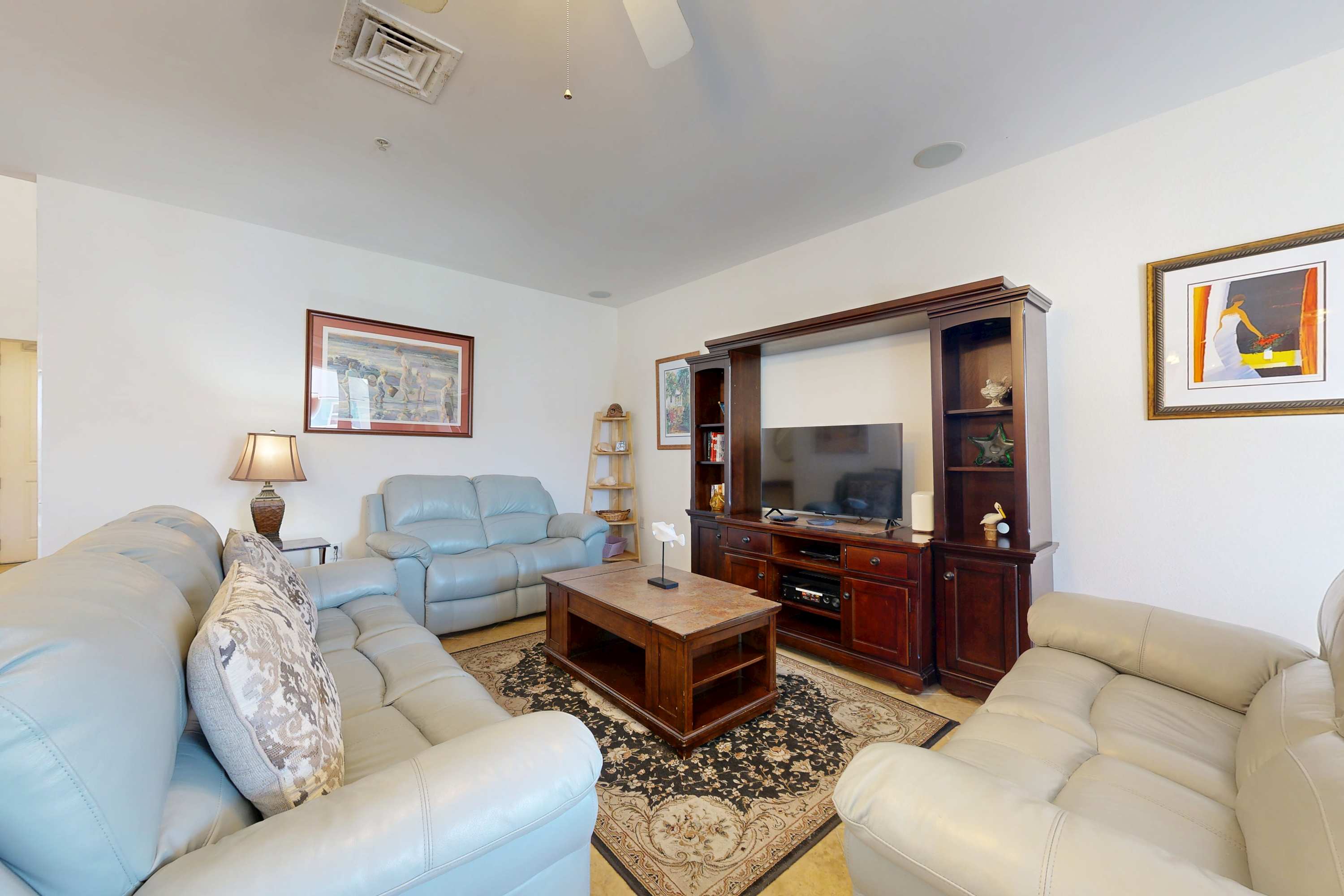 Ocean-view penthouse with balconies, pool, foosball, & gym