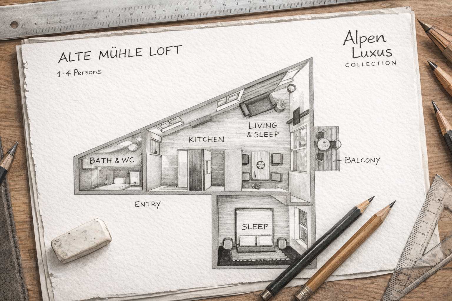 ALTE MÜHLE LOFT – Ansicht 5