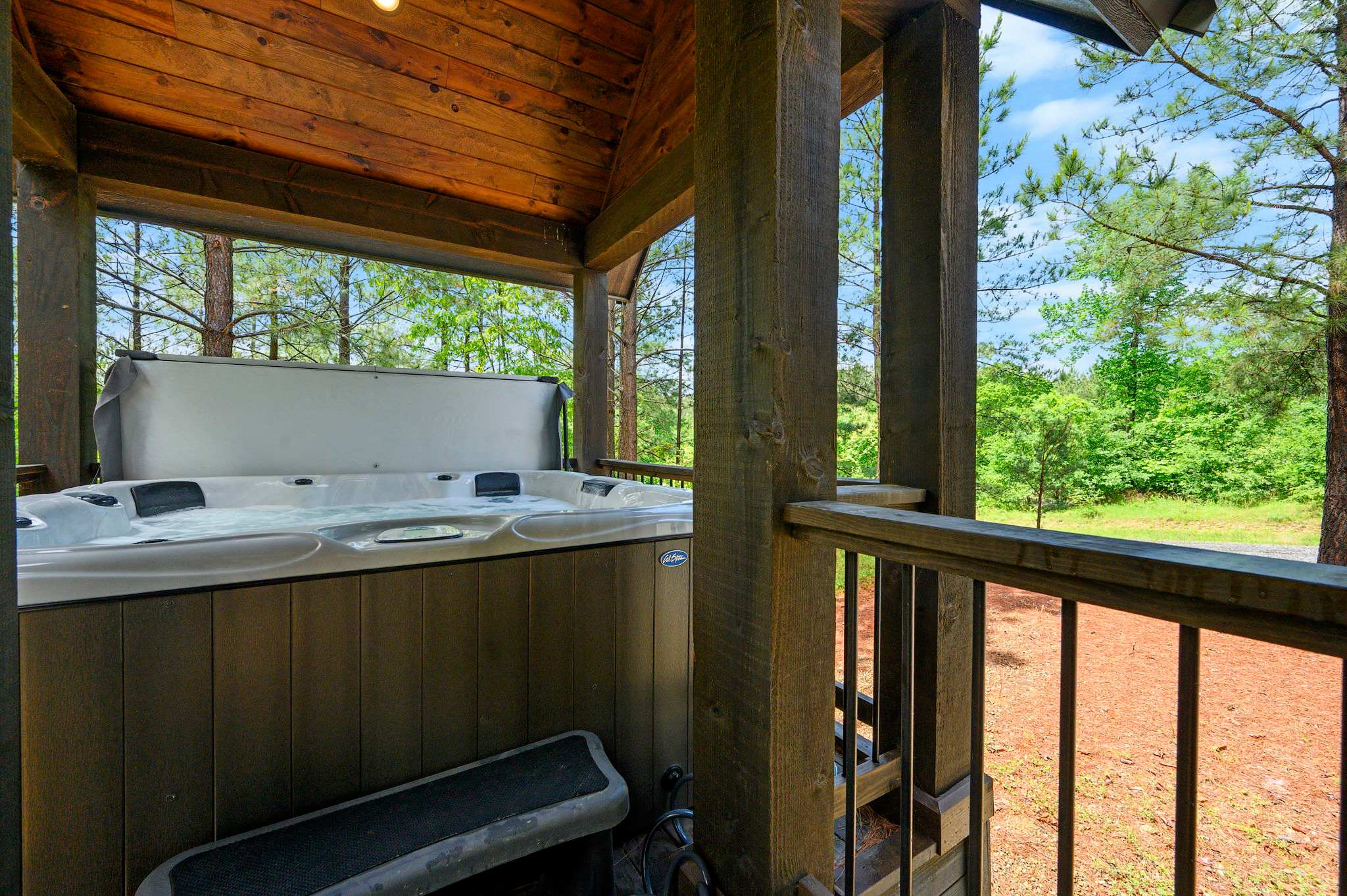Covered, cozy, and made for relaxing