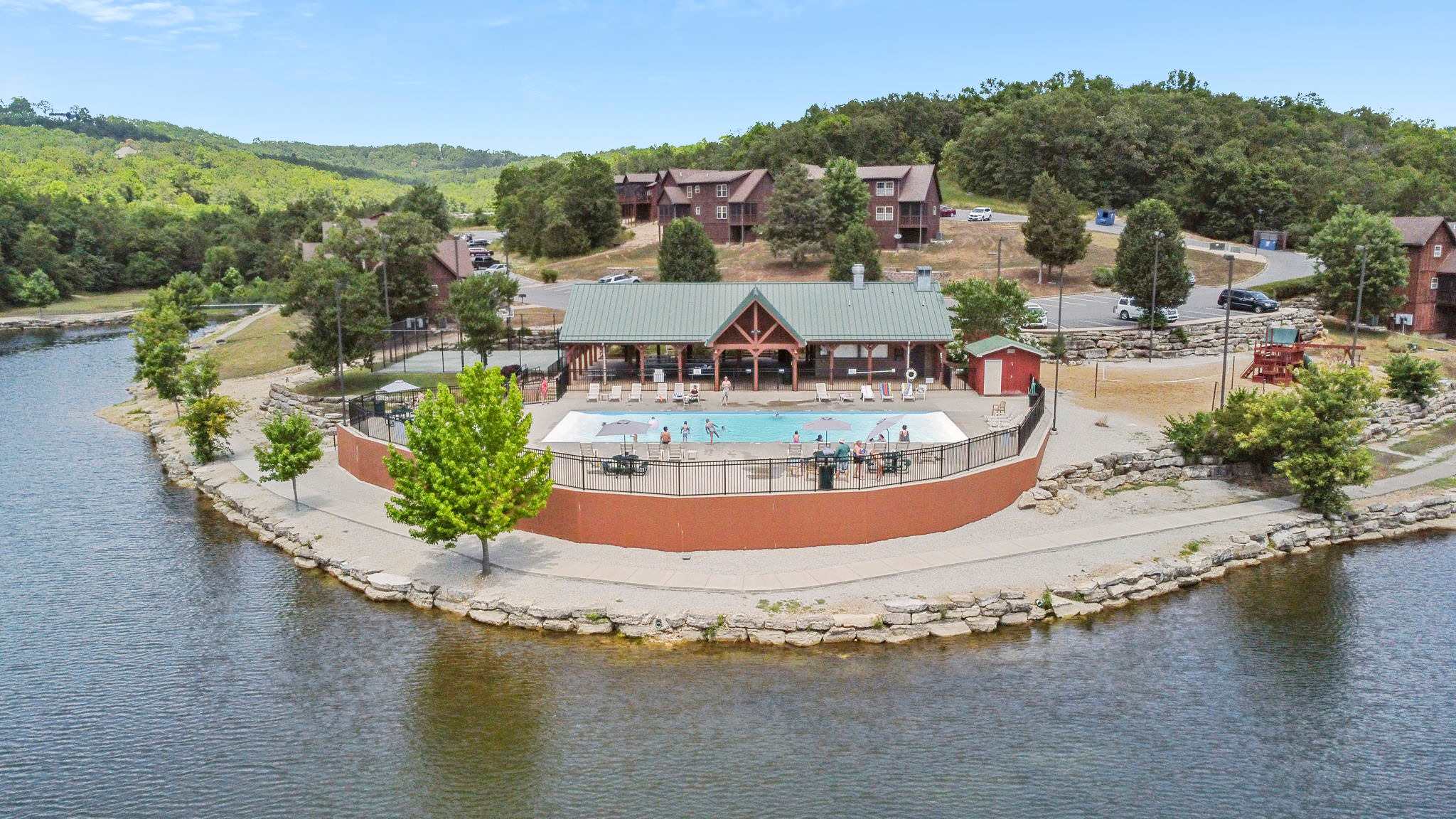 Seasonal Outdoor Pool and Catch-and-Release Fishing Pond