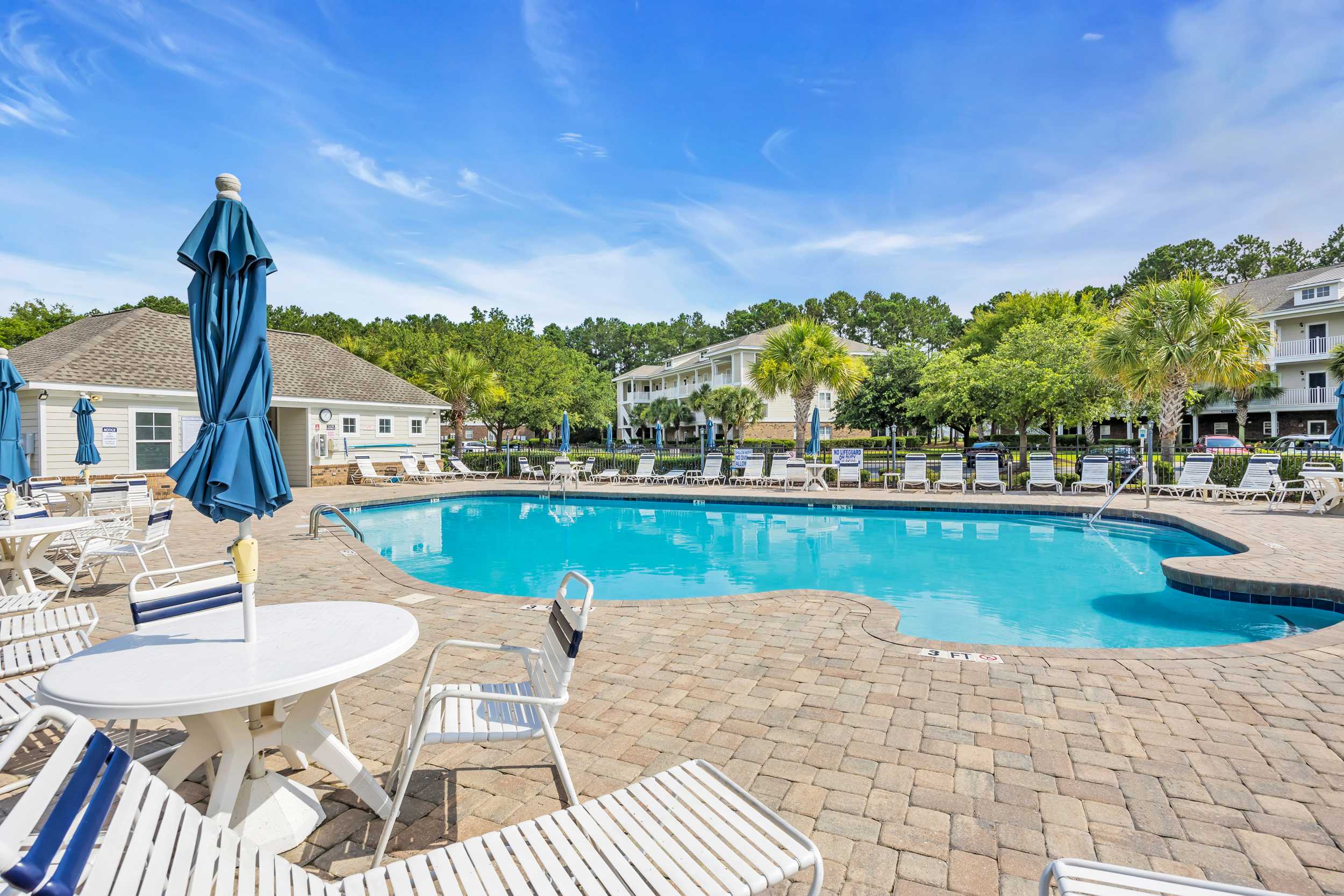 Neighborhood Pool by Condo (and Grill)