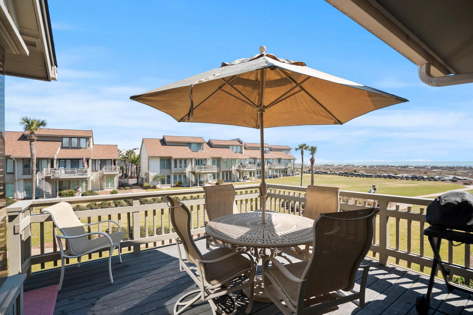 Deck, off Living Room. Ocean View. 