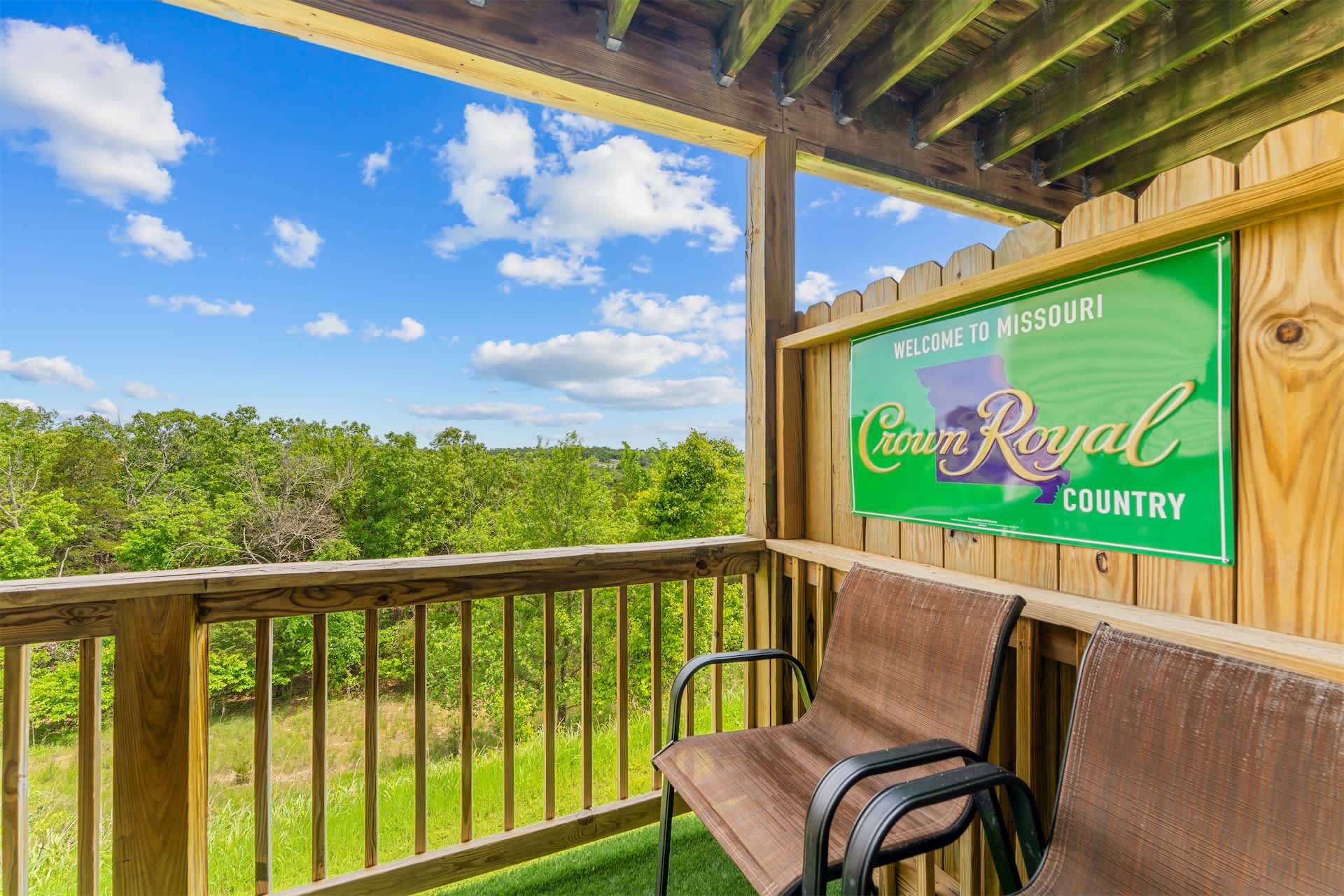 Lounge the day away or dine alfresco with treetop views on the balcony​