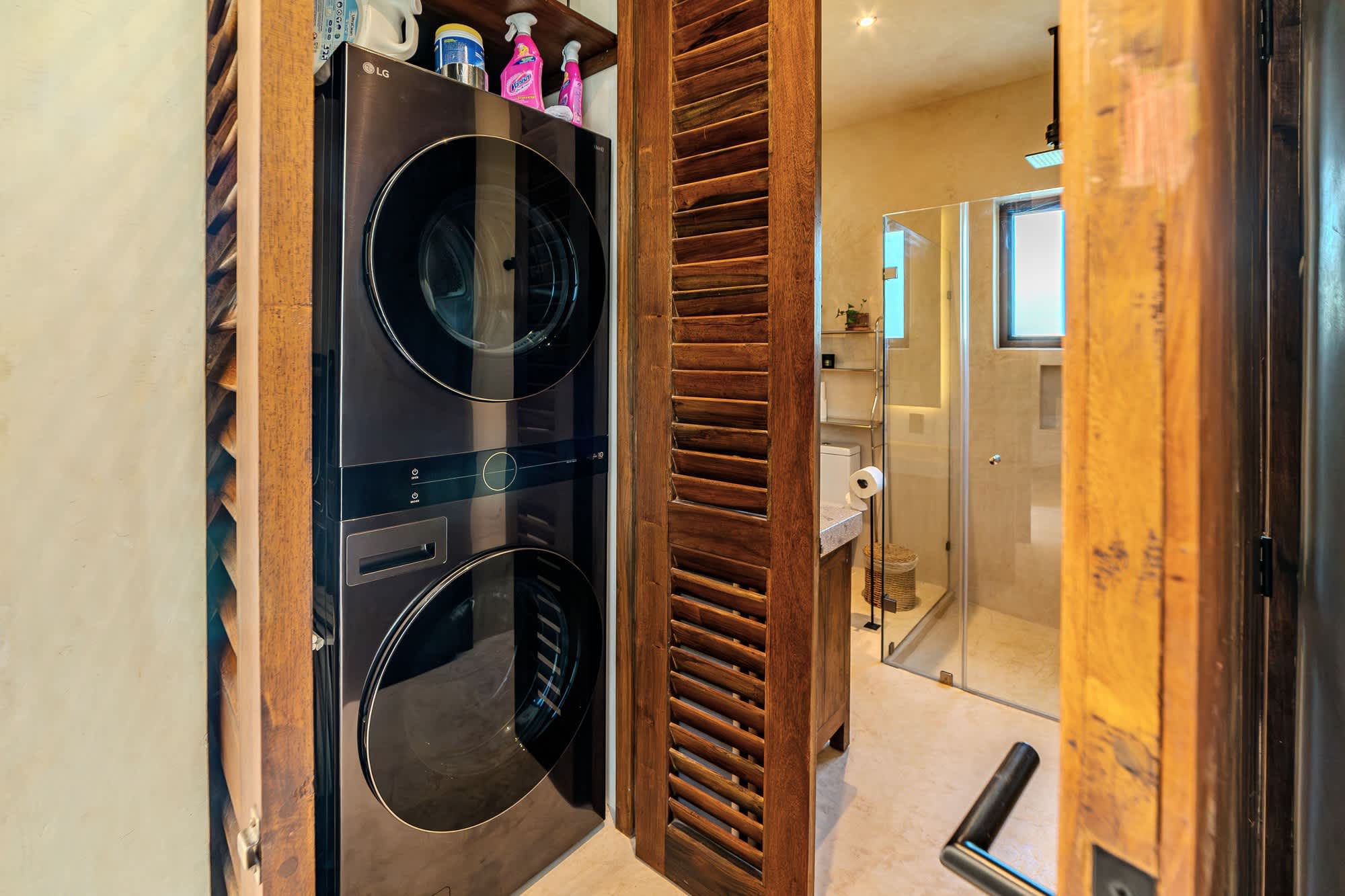 Washer and dryer are included during your stay, so you can relax and enjoy your trip without a worry.
