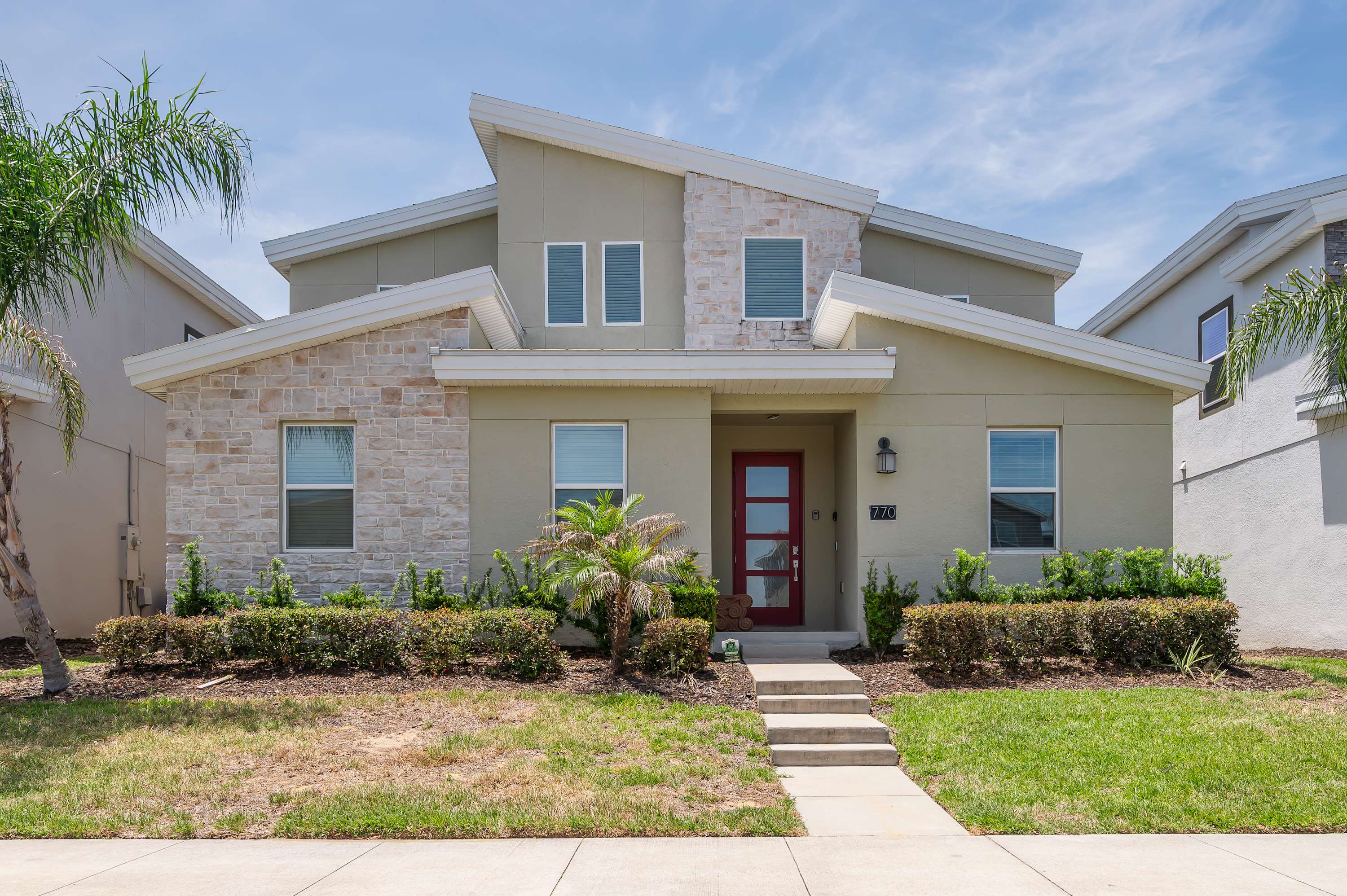 Spacious home with private pool & hot tub
