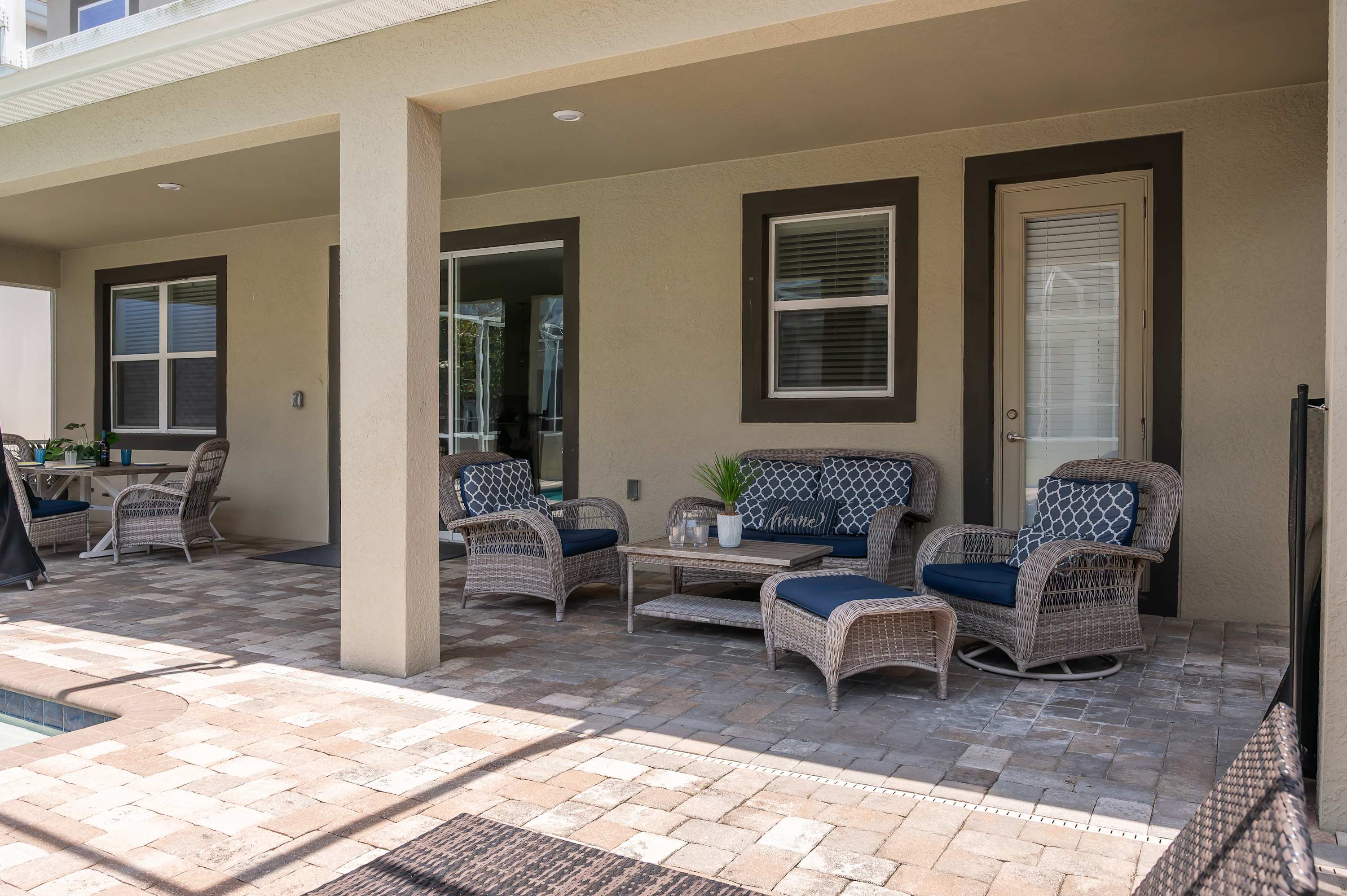 Spacious home with private pool & hot tub