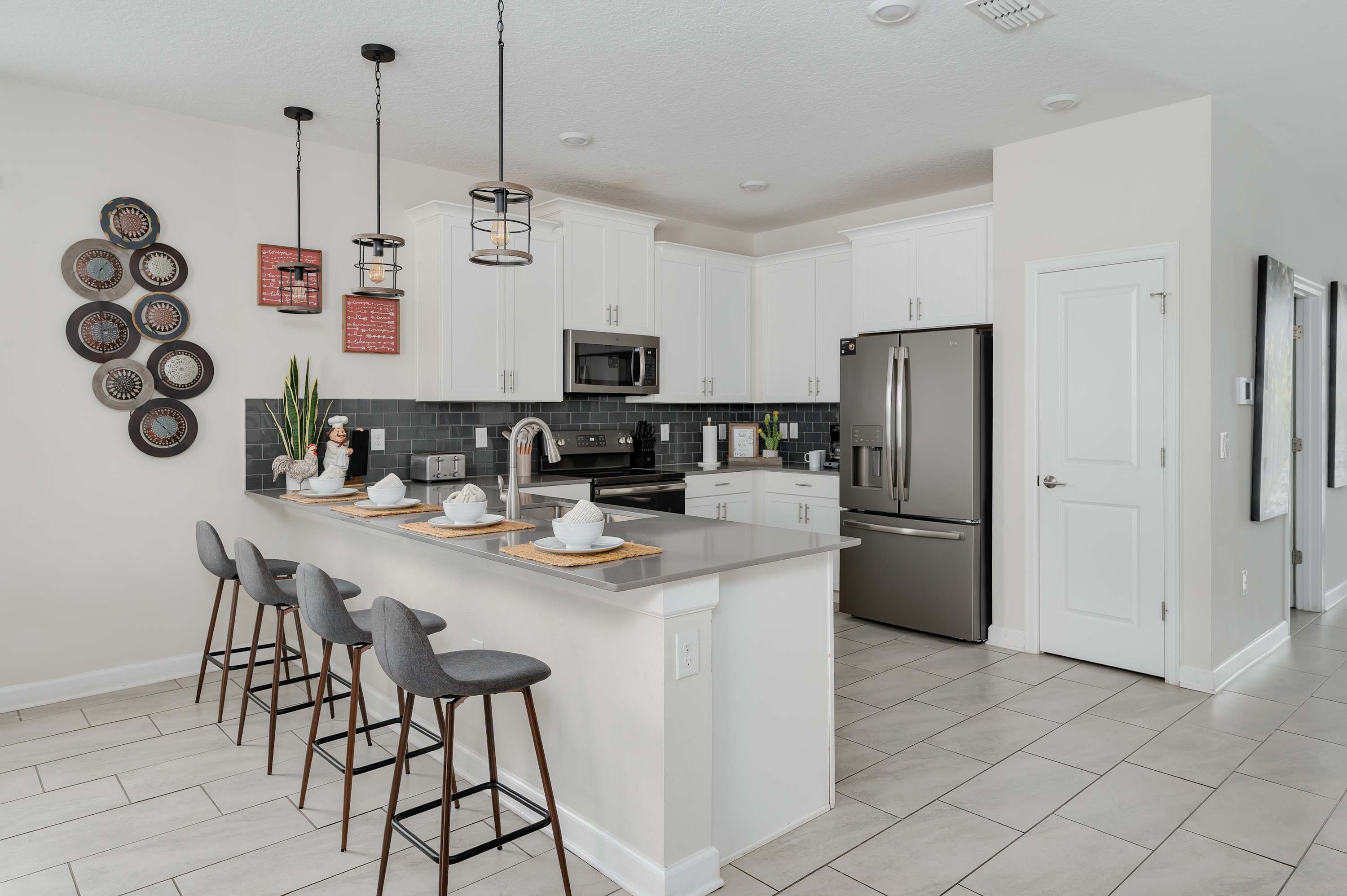 Spacious home with private pool & hot tub