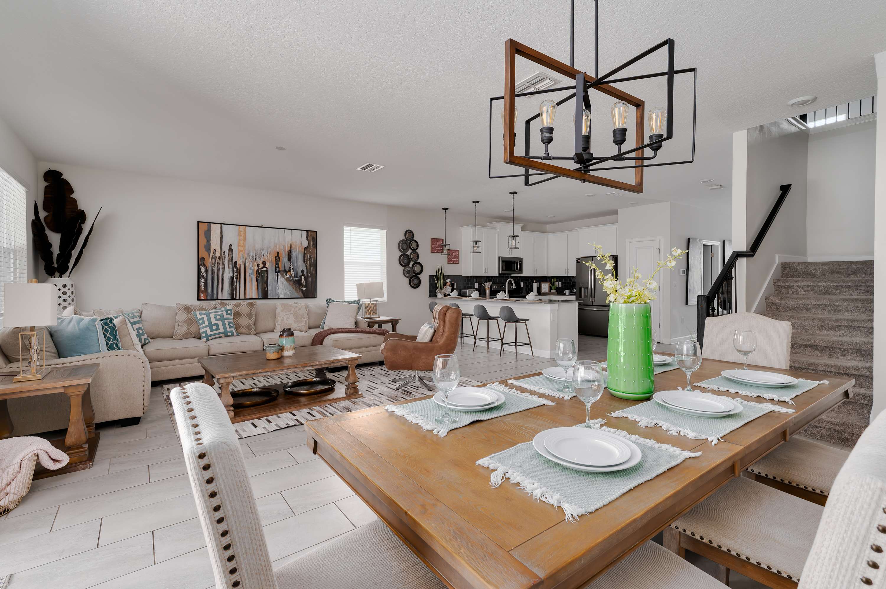 Spacious home with private pool & hot tub