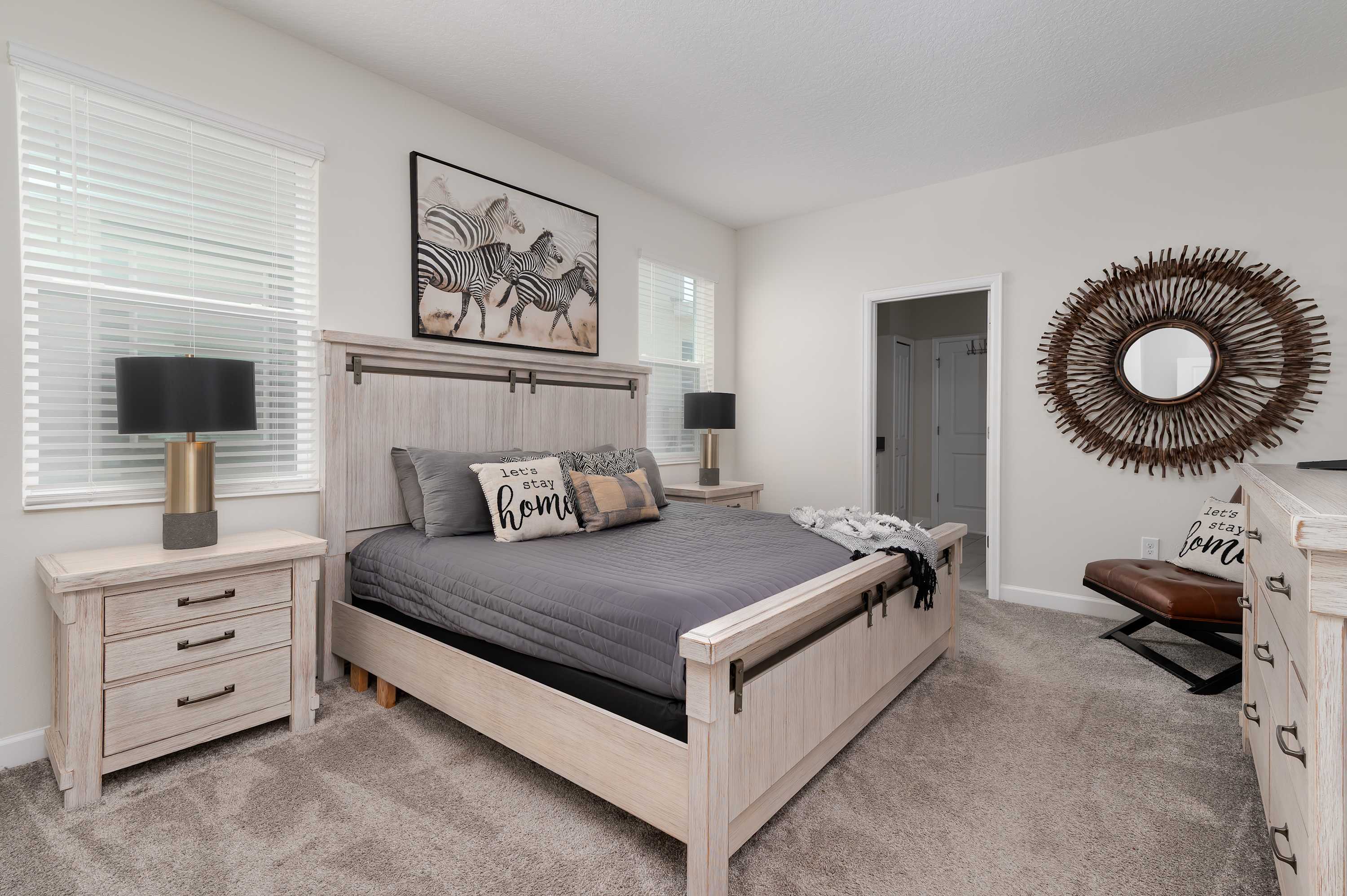Spacious home with private pool & hot tub