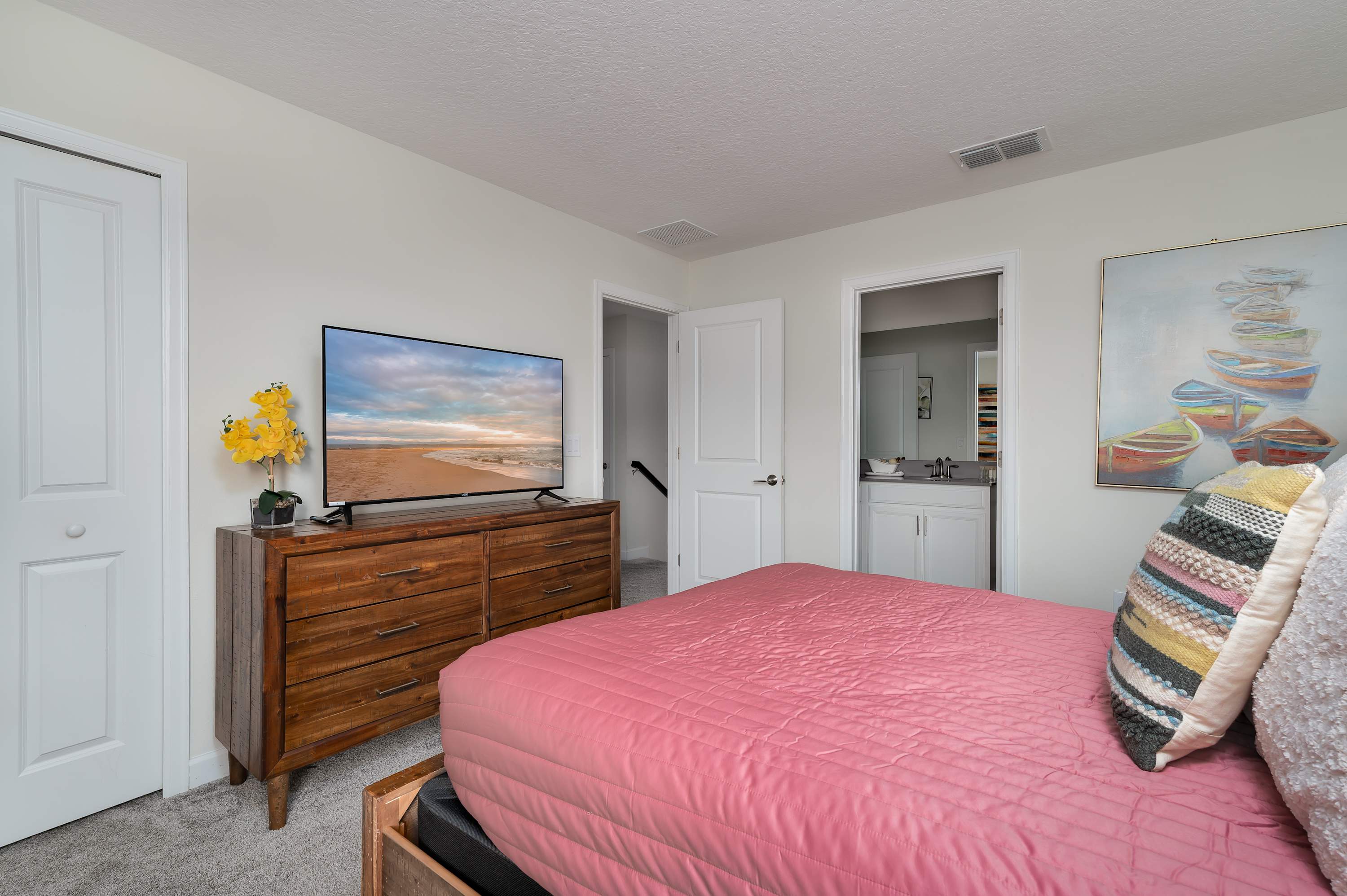 Spacious home with private pool & hot tub