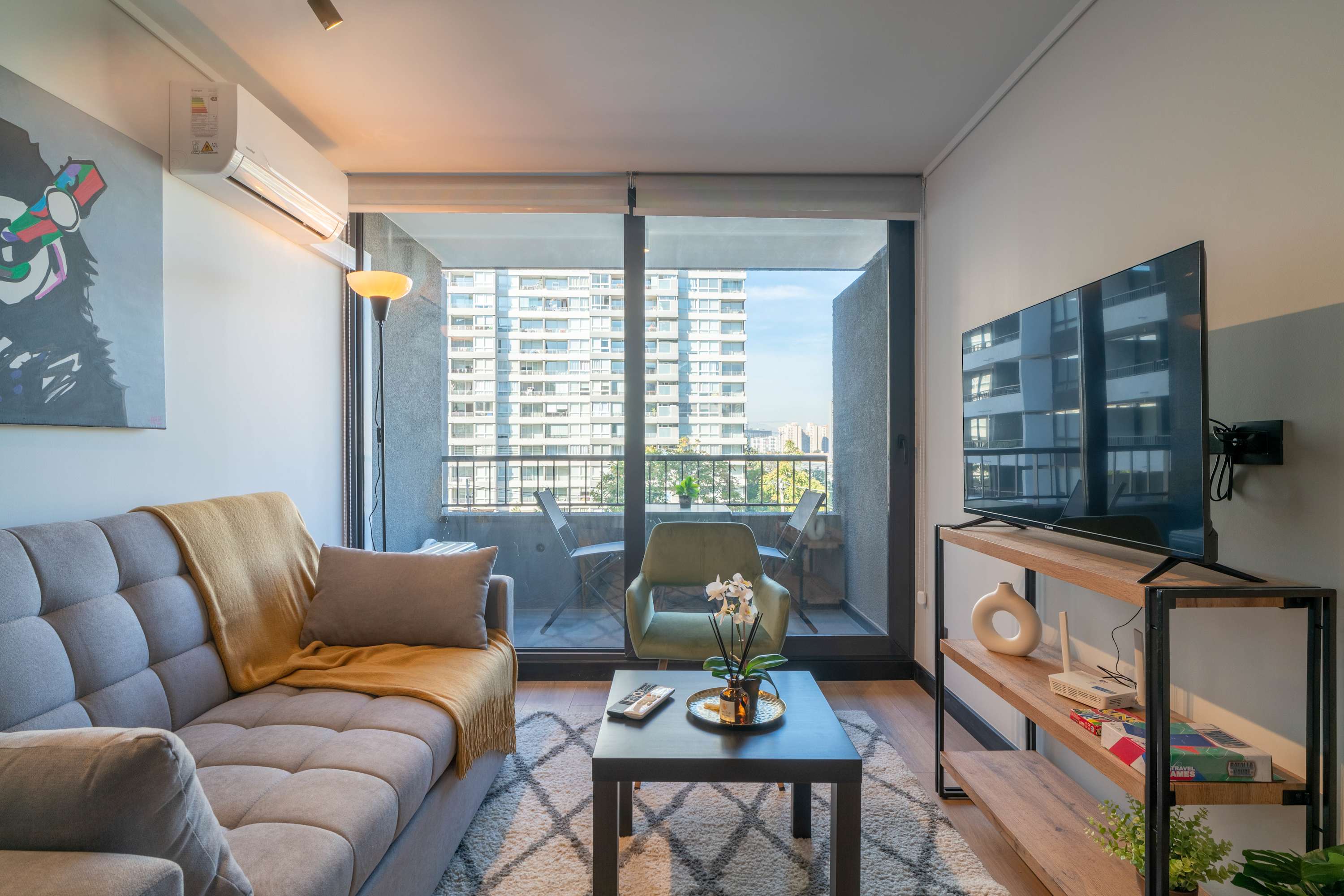 HOM 1-bed with coworking and gym · Barrio Italia — Ñuñoa, Santiago Metropolitan — vacation rental