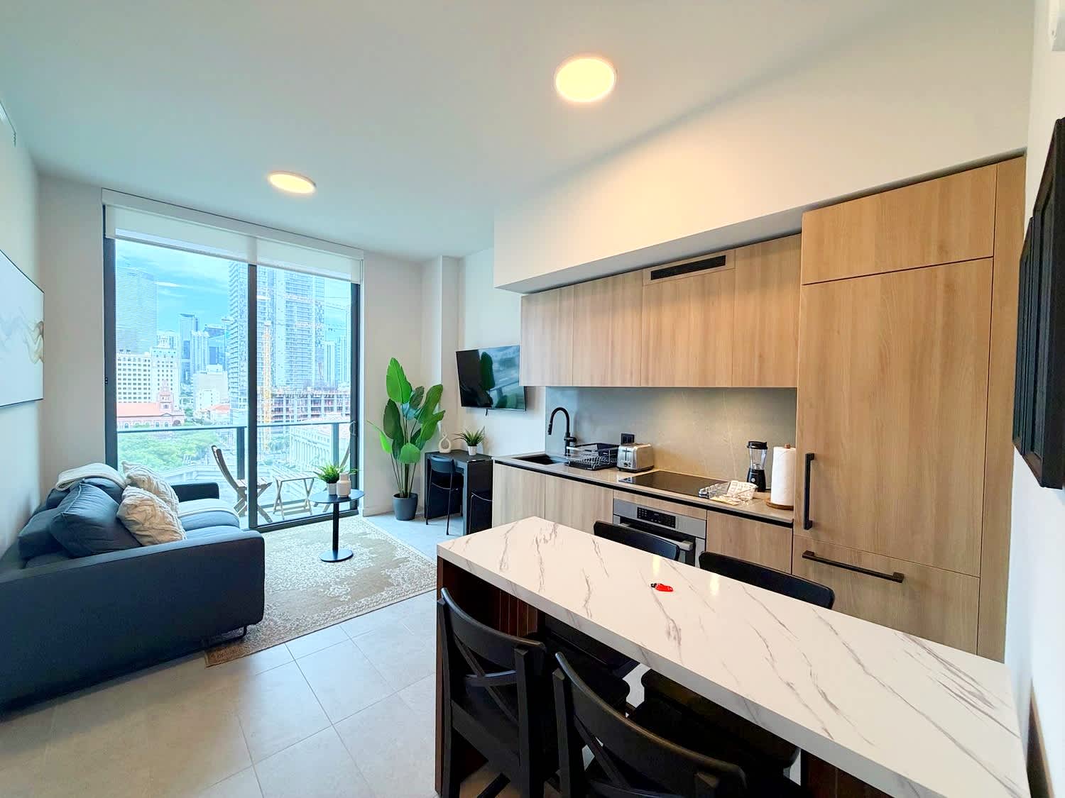 New 1BR+Den | Rooftop Deck | Walk to FIFA Fan Fest