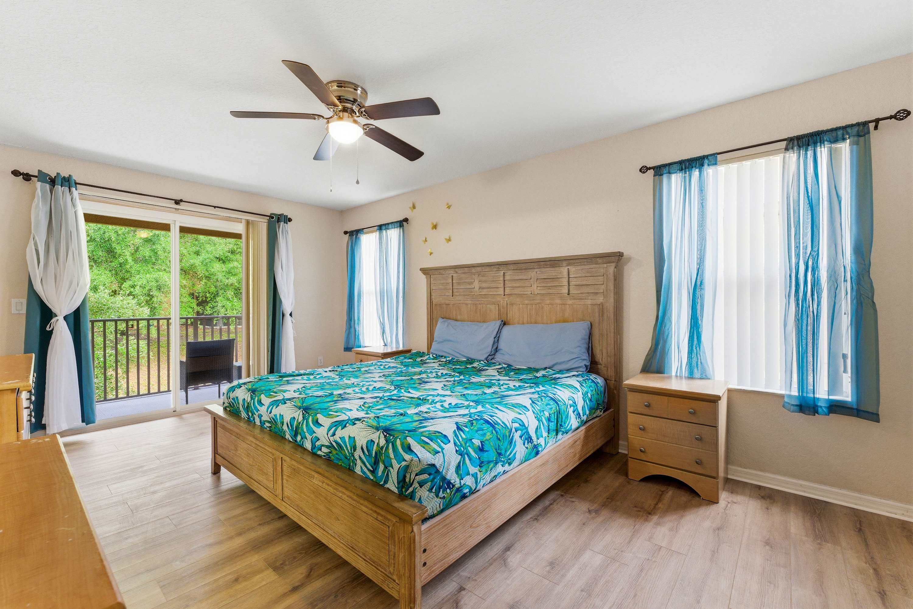 A peaceful bedroom retreat designed for rest and relaxation