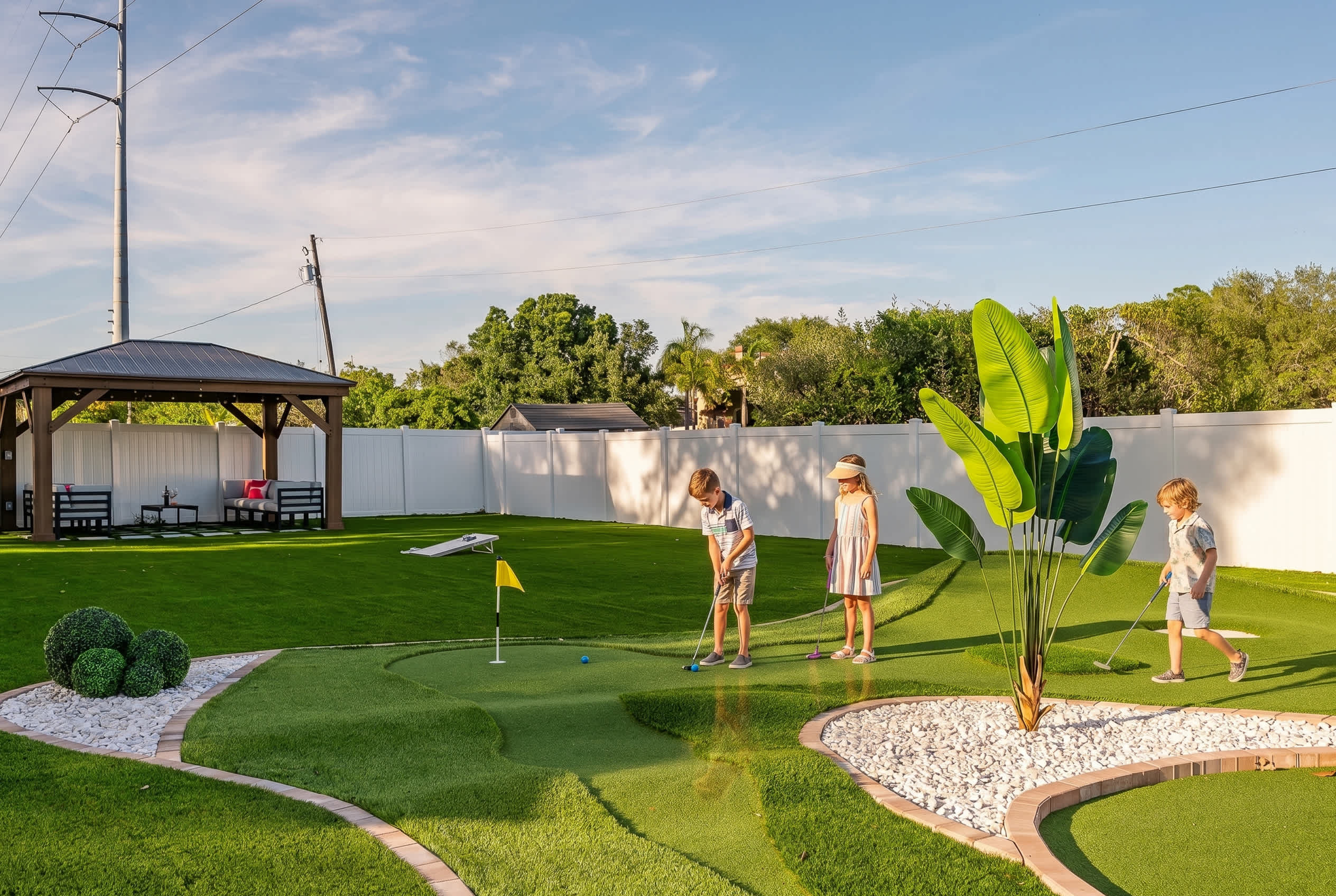Tropical getaway w Pool, Pickleball & Game Room