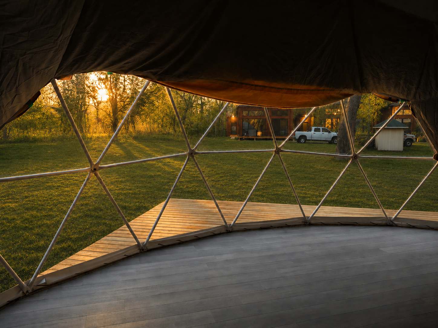 Charming 1BR Lakefront Glamping on Rice Lake (#17)